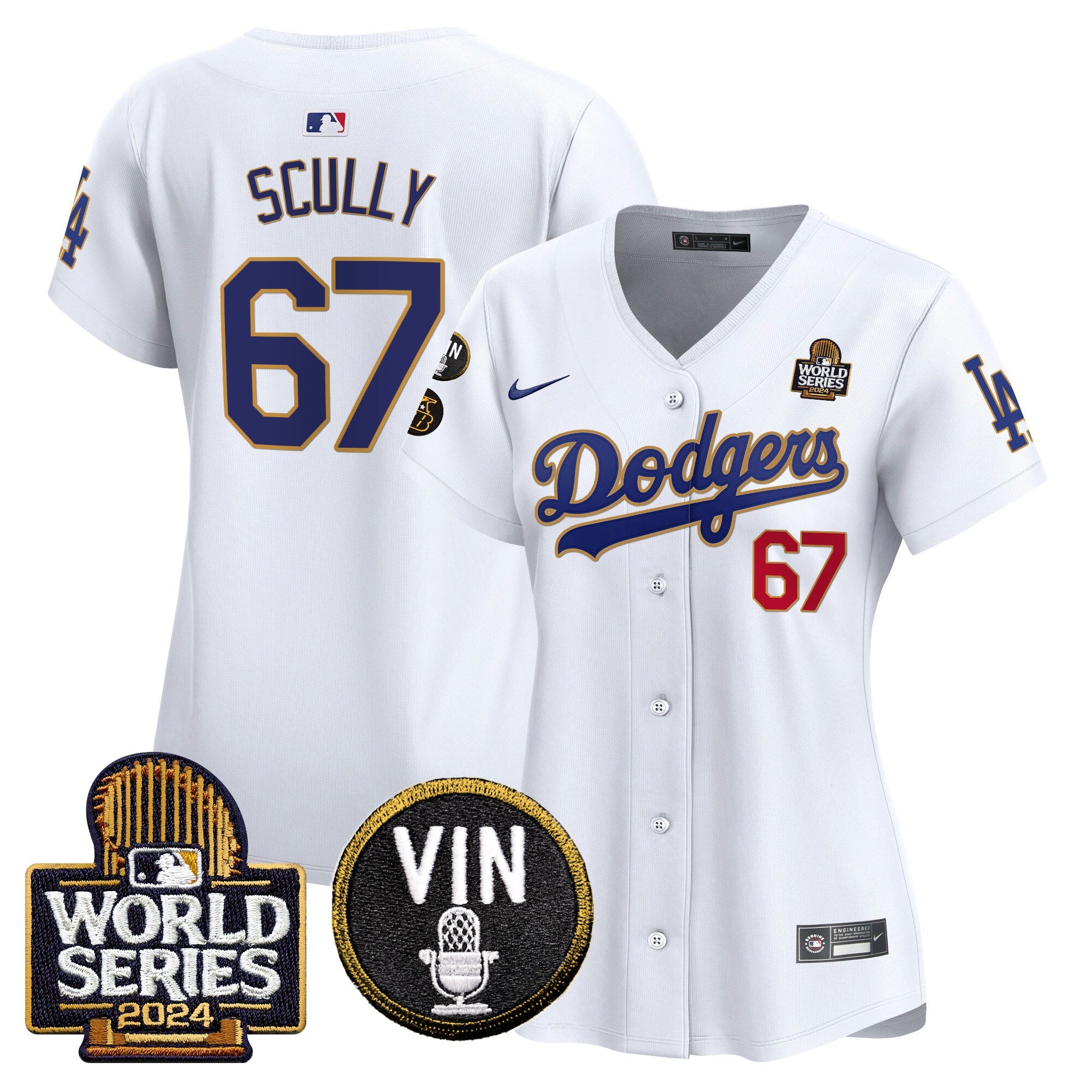 Women’s 2024 World Series Gold Trim Vapor Premier Limited Jersey V2