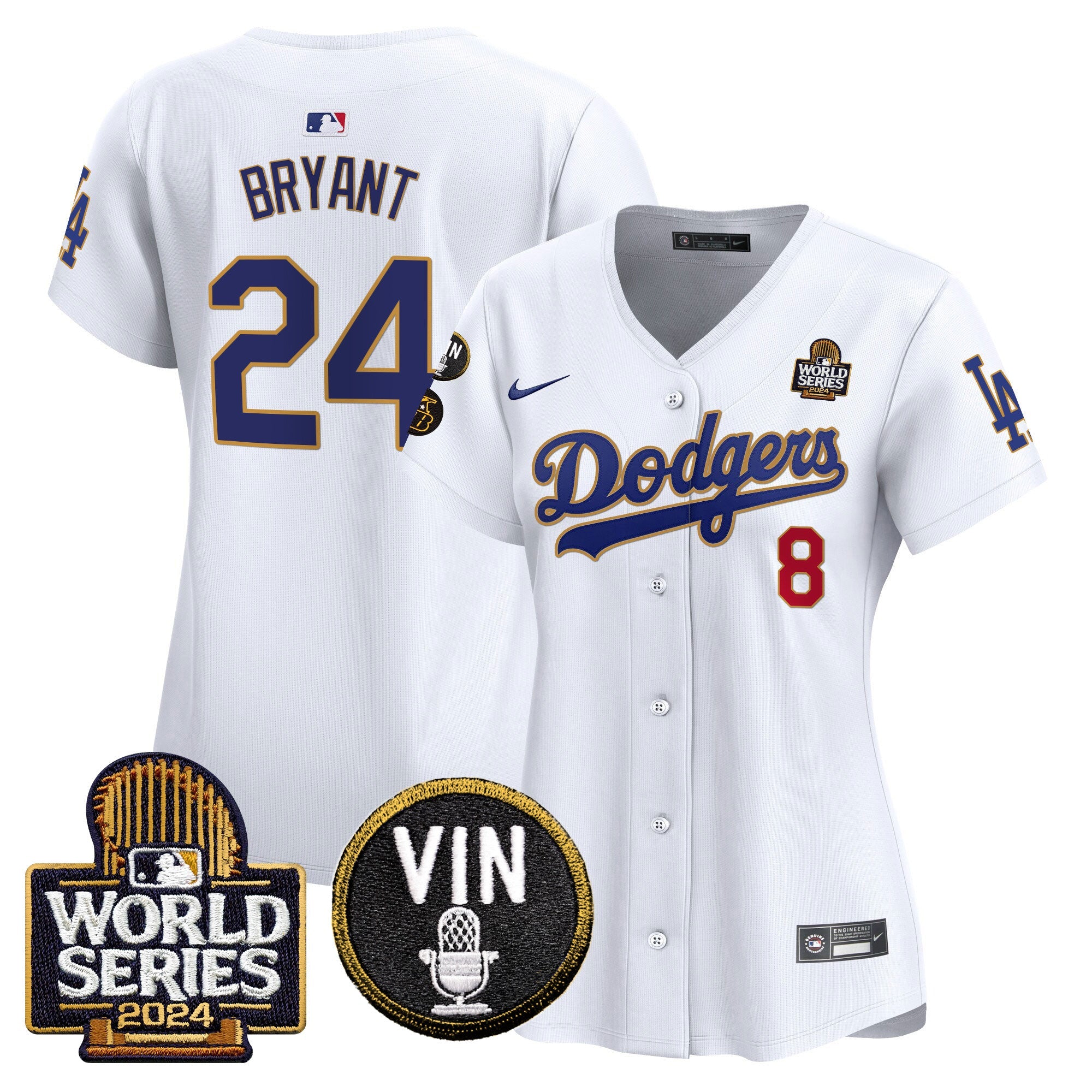 Women’s 2024 World Series Gold Trim Vapor Premier Limited Jersey V2