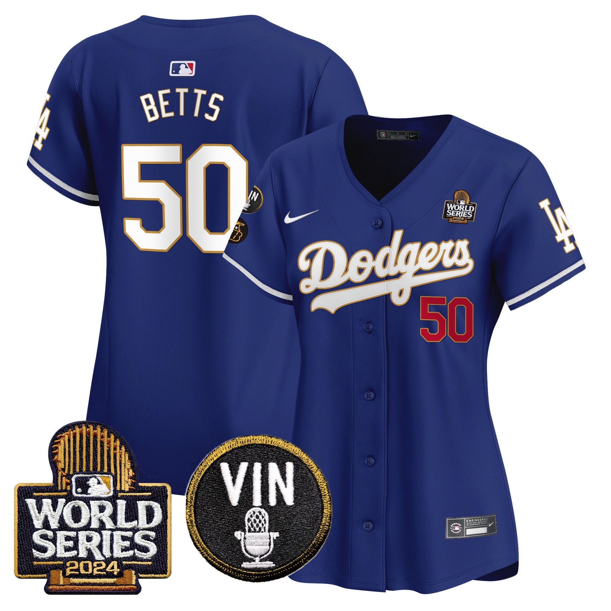 Women’s 2024 World Series Gold Trim Vapor Premier Limited Jersey V2