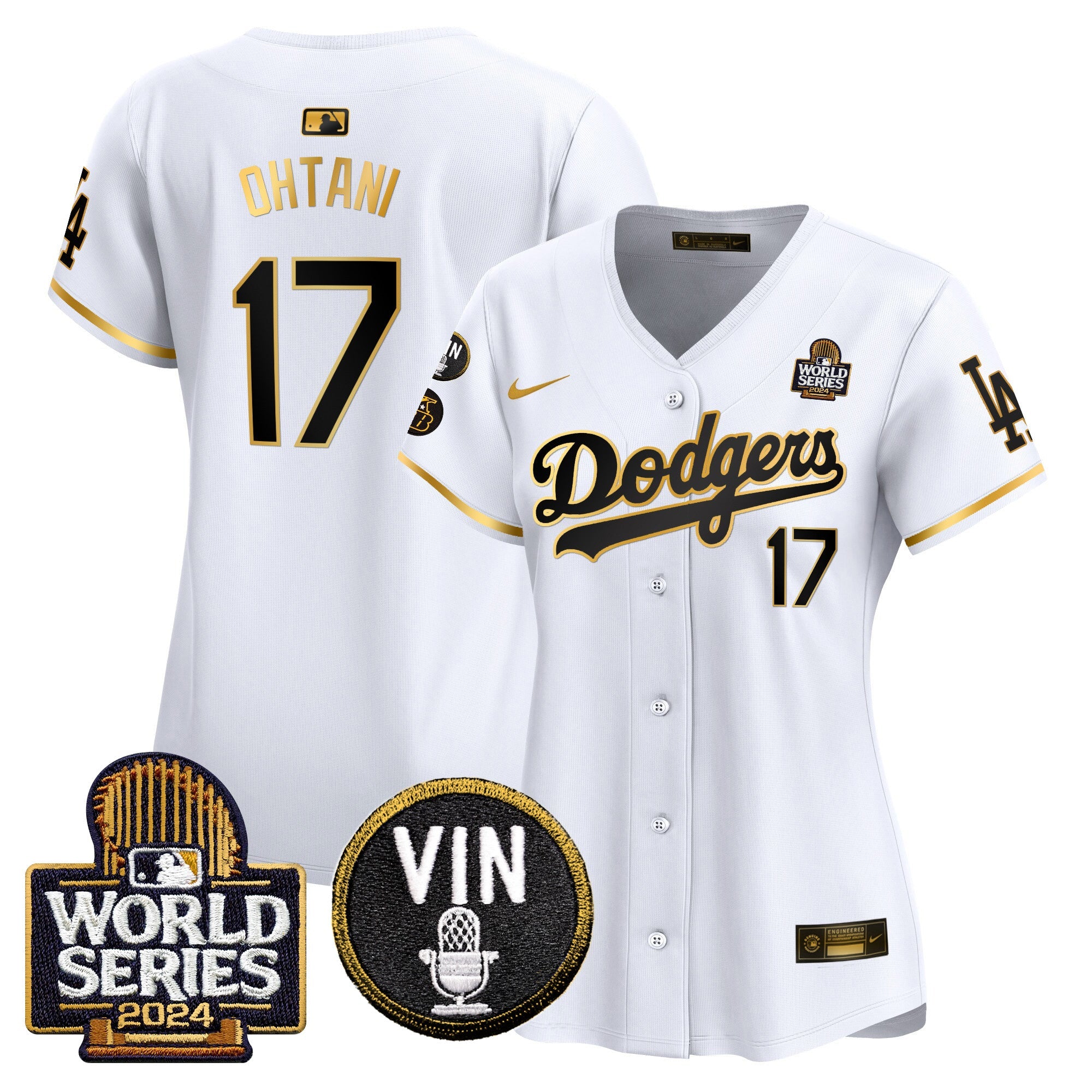 Women’s 2024 World Series Gold Trim Vapor Premier Limited Jersey V2