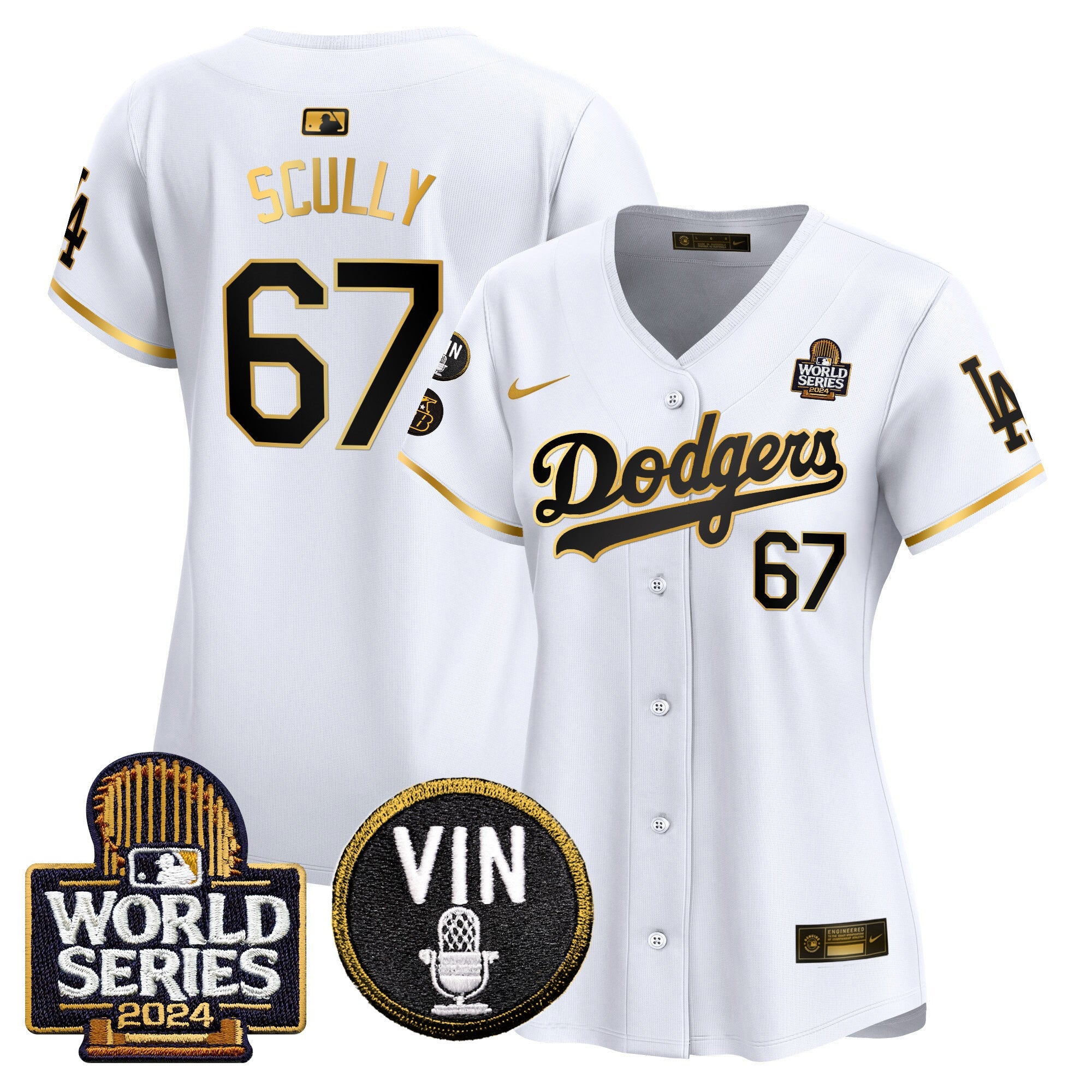 Women’s 2024 World Series Gold Trim Vapor Premier Limited Jersey V2