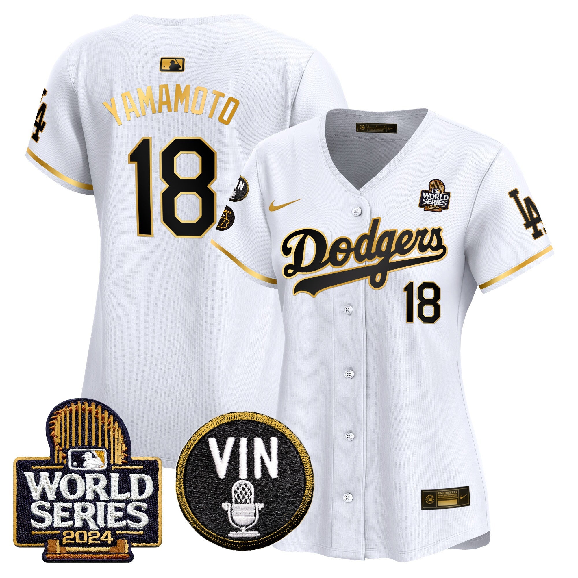 Women’s 2024 World Series Gold Trim Vapor Premier Limited Jersey V2