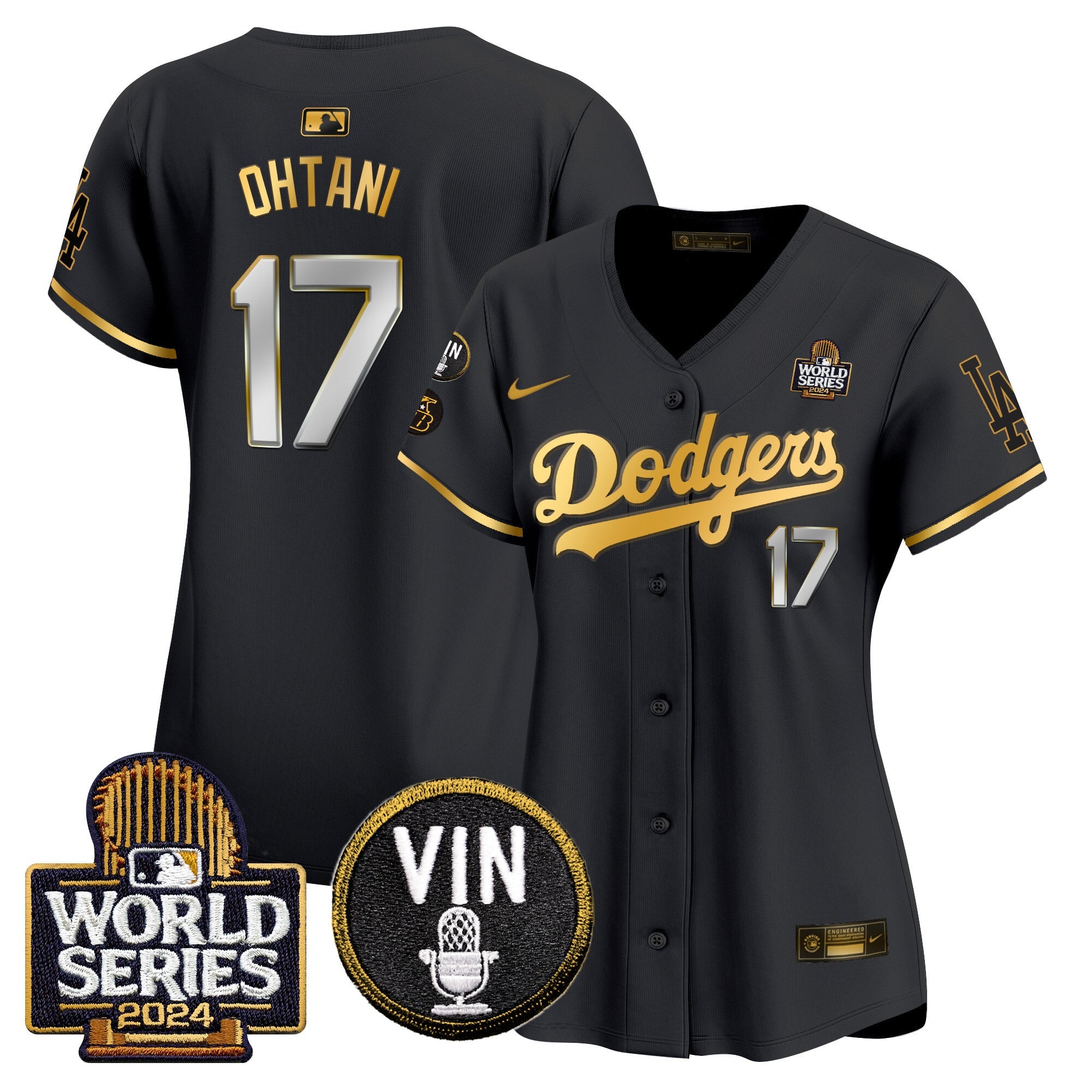 Women’s 2024 World Series Gold Trim Vapor Premier Limited Jersey V2