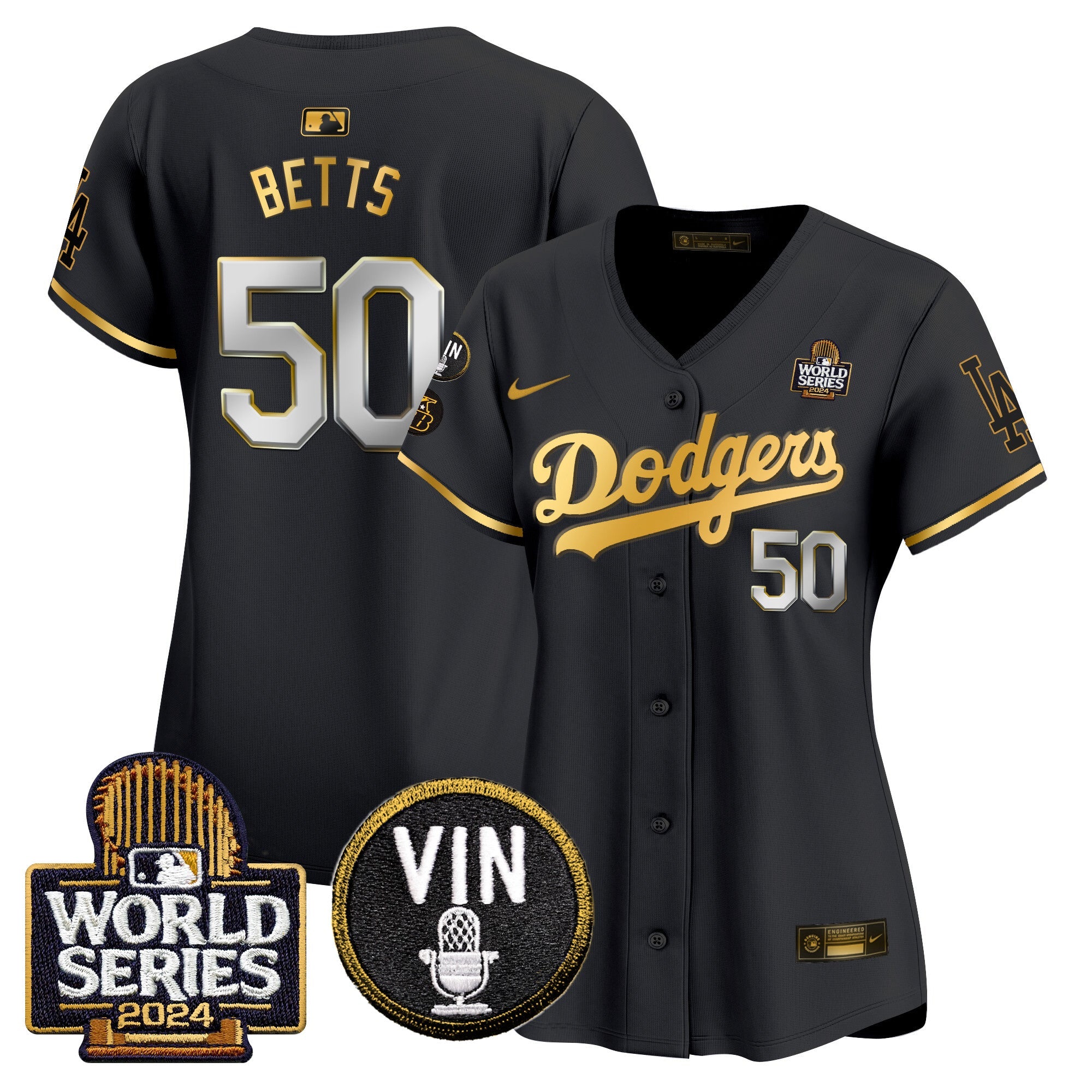 Women’s 2024 World Series Gold Trim Vapor Premier Limited Jersey V2
