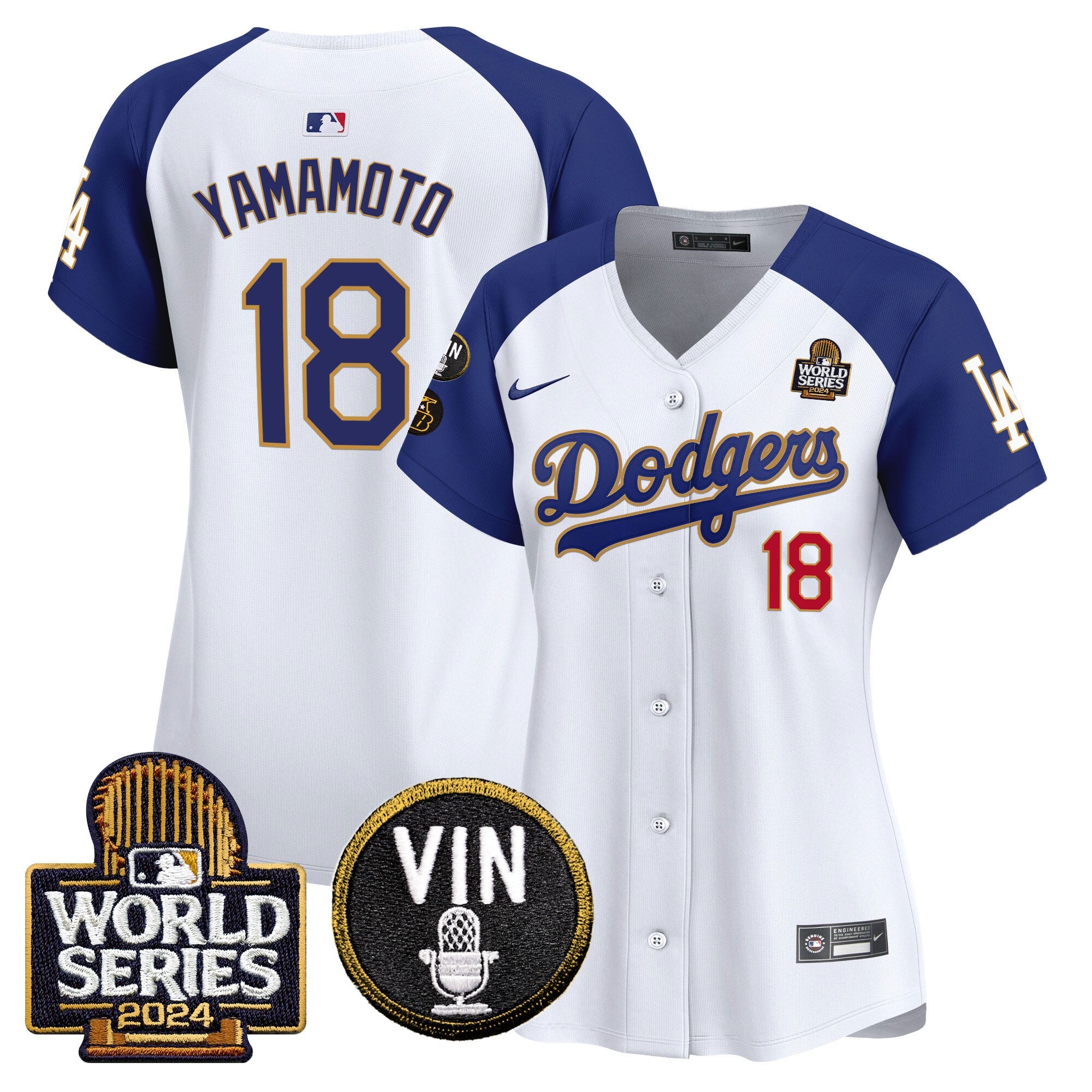 Women’s 2024 World Series Gold Trim Vapor Premier Limited Jersey V2