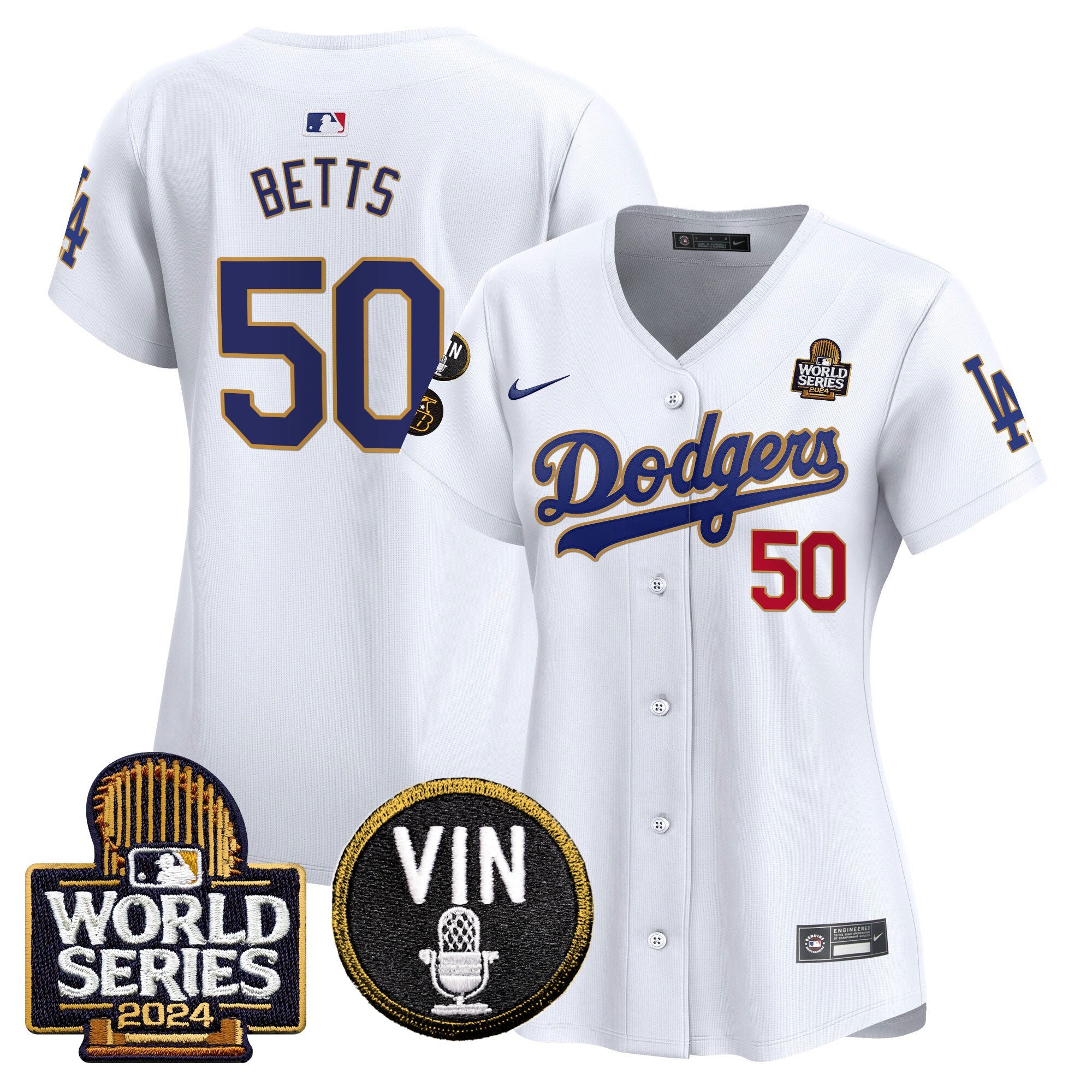 Women’s 2024 World Series Gold Trim Vapor Premier Limited Jersey V2