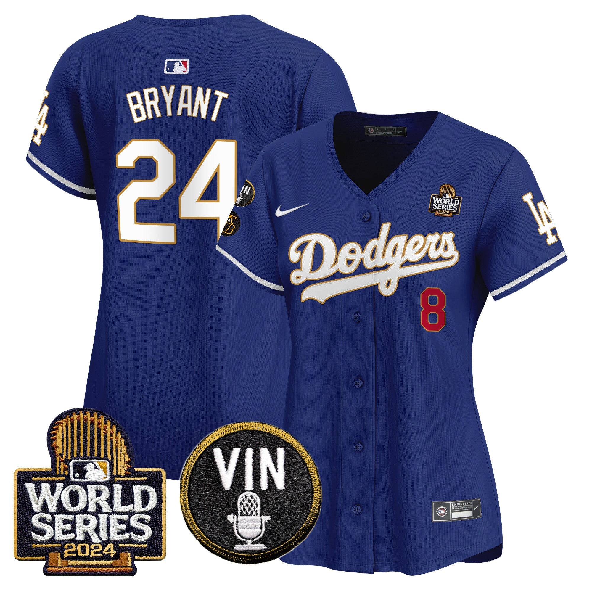 Women’s 2024 World Series Gold Trim Vapor Premier Limited Jersey V2