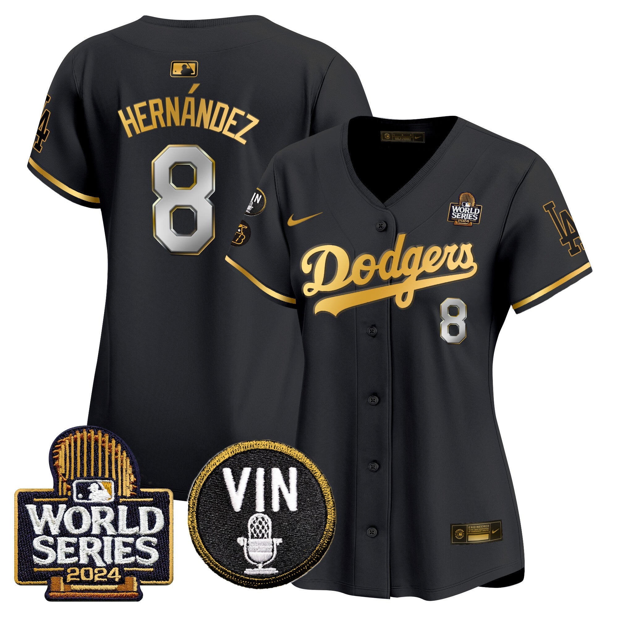 Women’s 2024 World Series Gold Trim Vapor Premier Limited Jersey V2