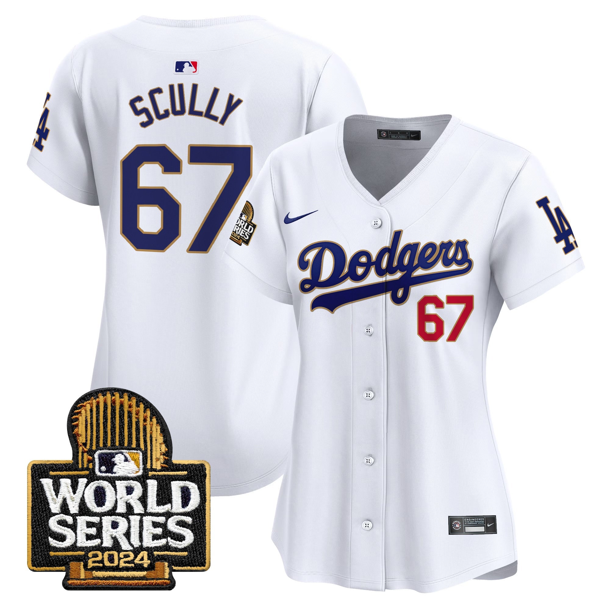 Women’s 2024 World Series Gold Trim Vapor Premier Limited Jersey