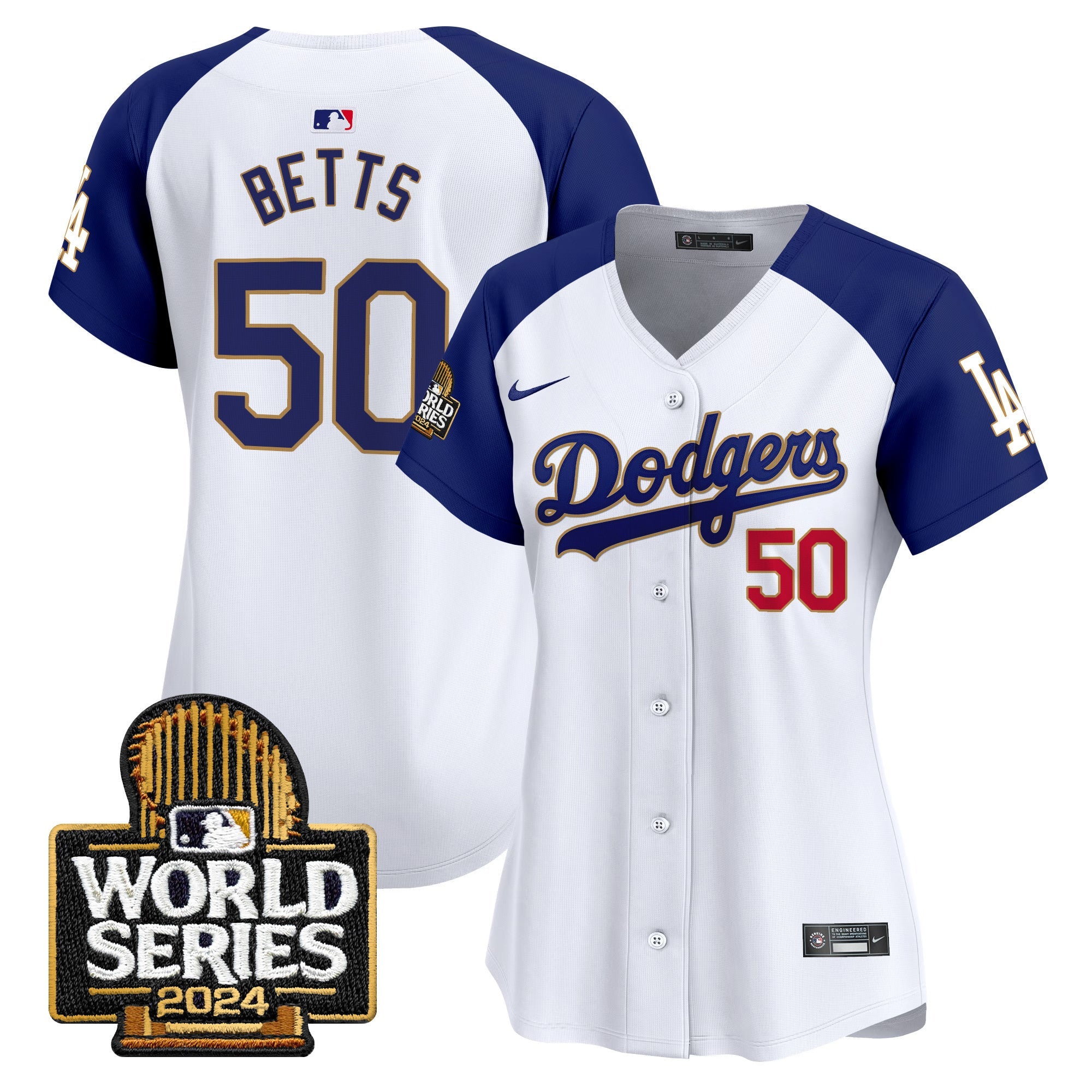 Women’s 2024 World Series Gold Trim Vapor Premier Limited Jersey