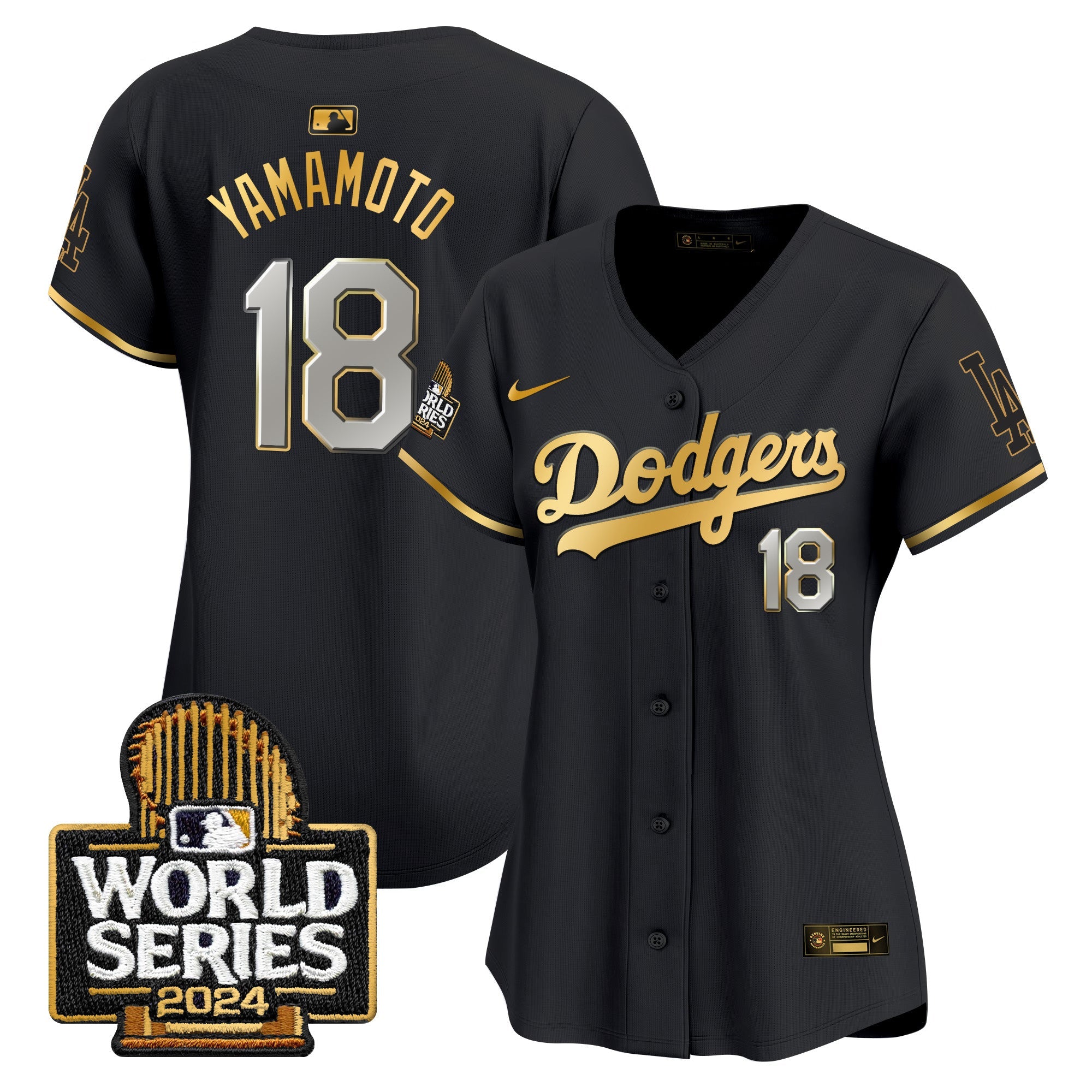 Women’s 2024 World Series Gold Trim Vapor Premier Limited Jersey