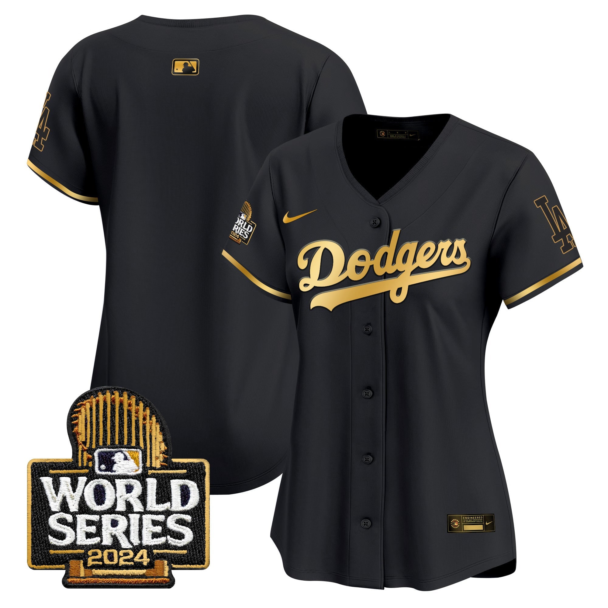 Women’s 2024 World Series Gold Trim Vapor Premier Limited Jersey