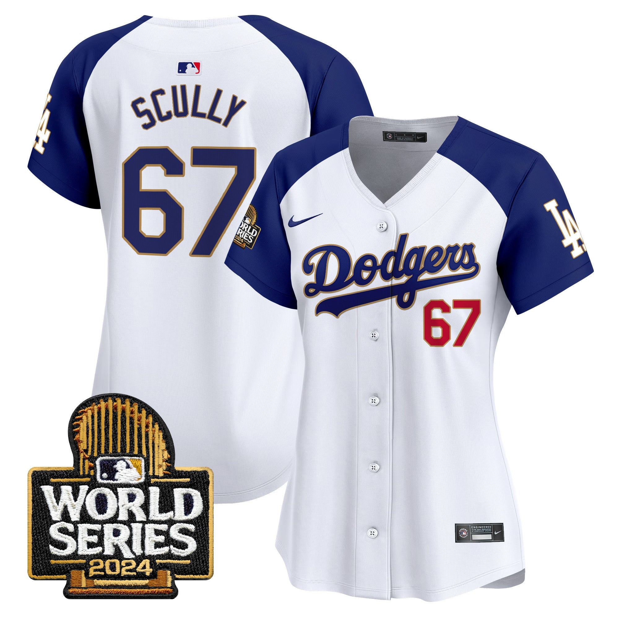 Women’s 2024 World Series Gold Trim Vapor Premier Limited Jersey