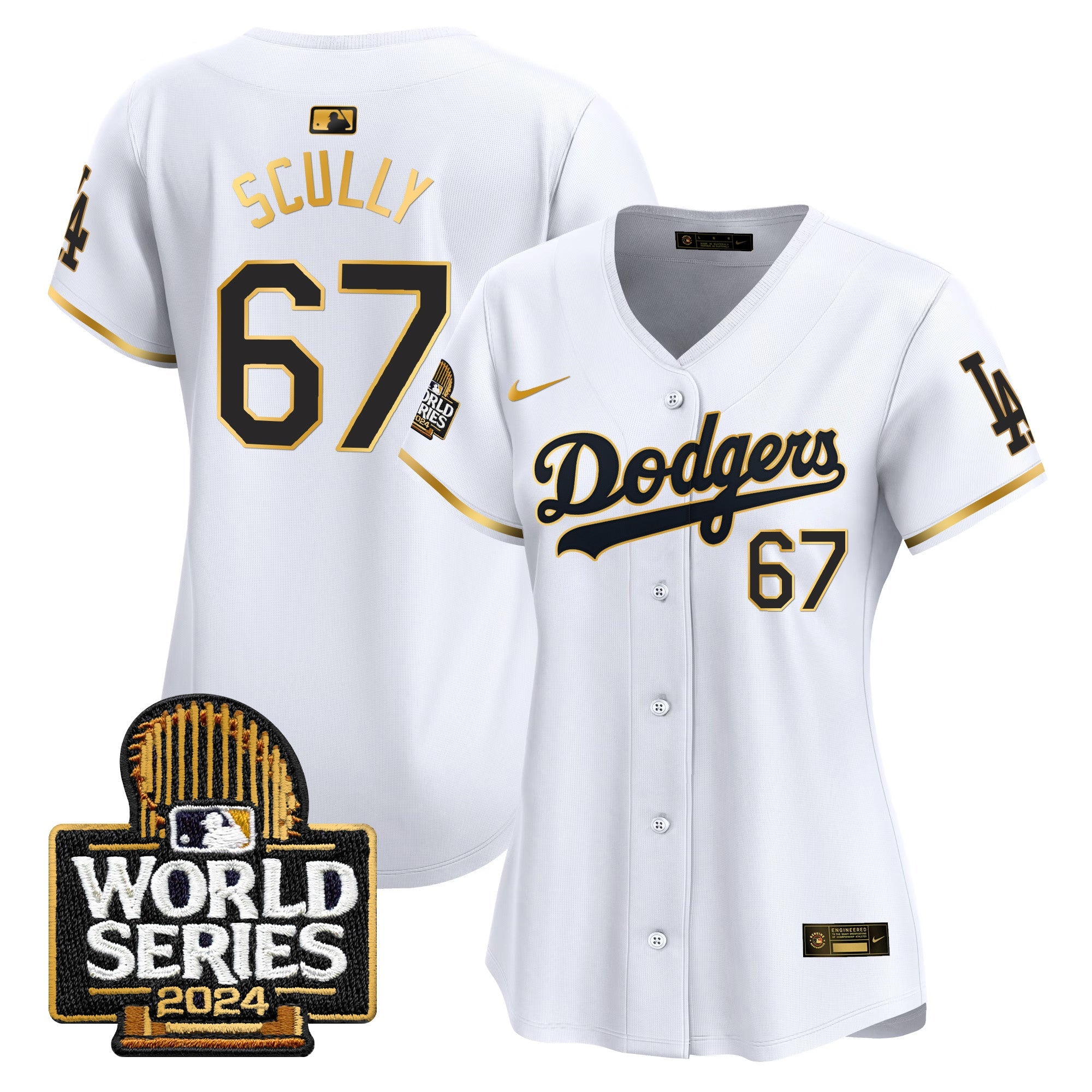 Women’s 2024 World Series Gold Trim Vapor Premier Limited Jersey