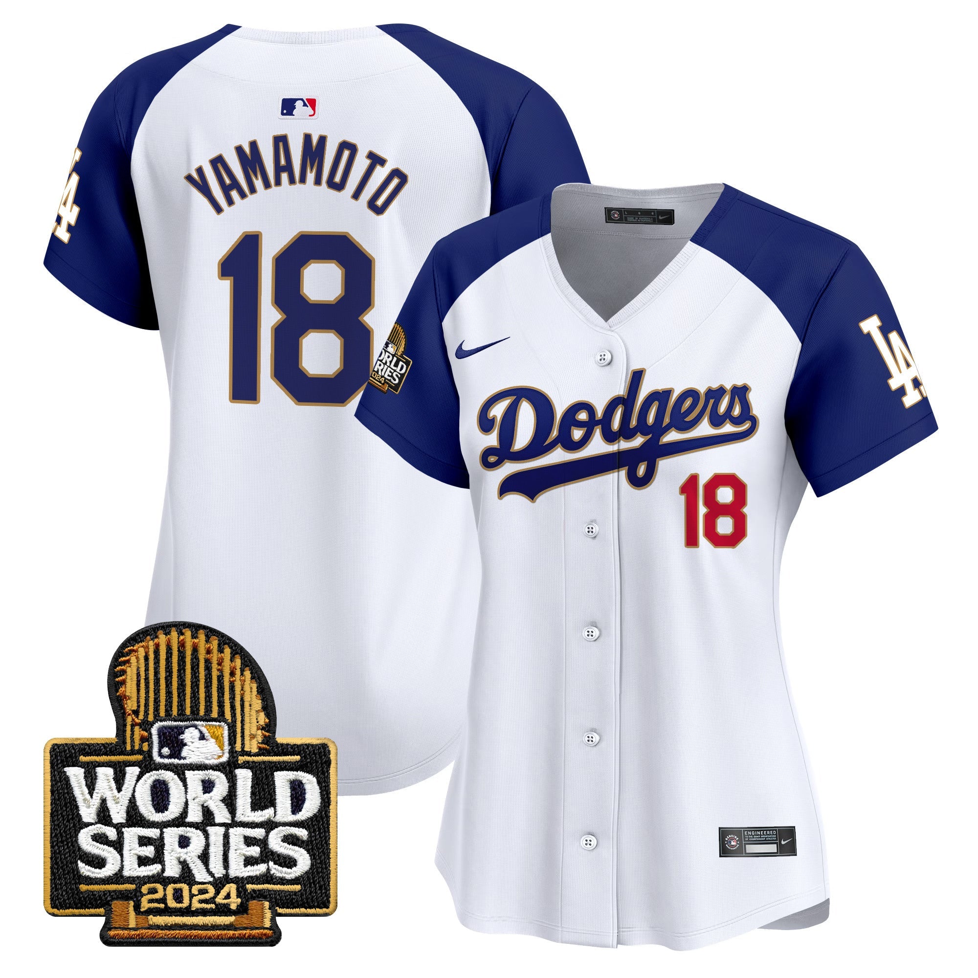 Women’s 2024 World Series Gold Trim Vapor Premier Limited Jersey