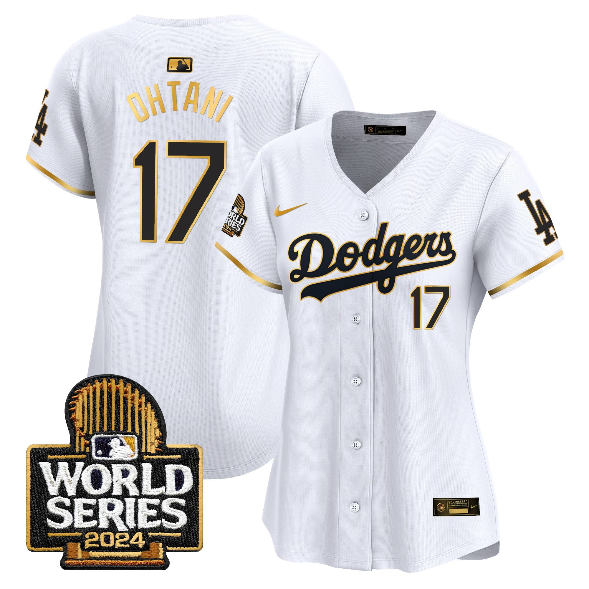 Women’s 2024 World Series Gold Trim Vapor Premier Limited Jersey