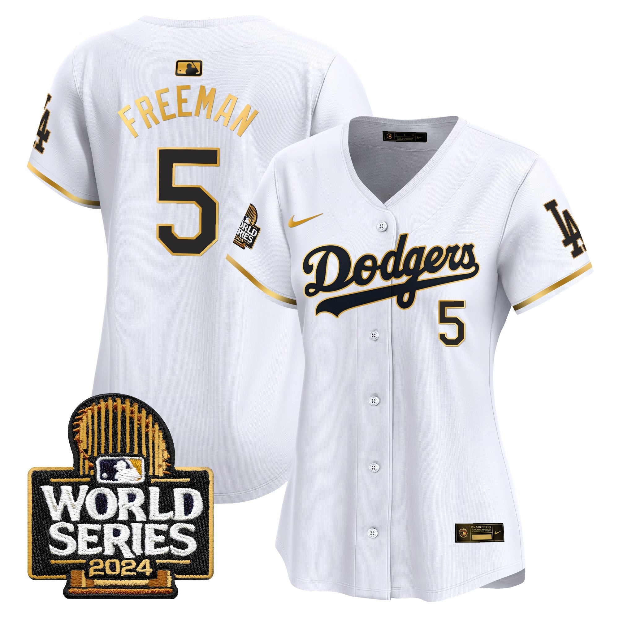 Women’s 2024 World Series Gold Trim Vapor Premier Limited Jersey