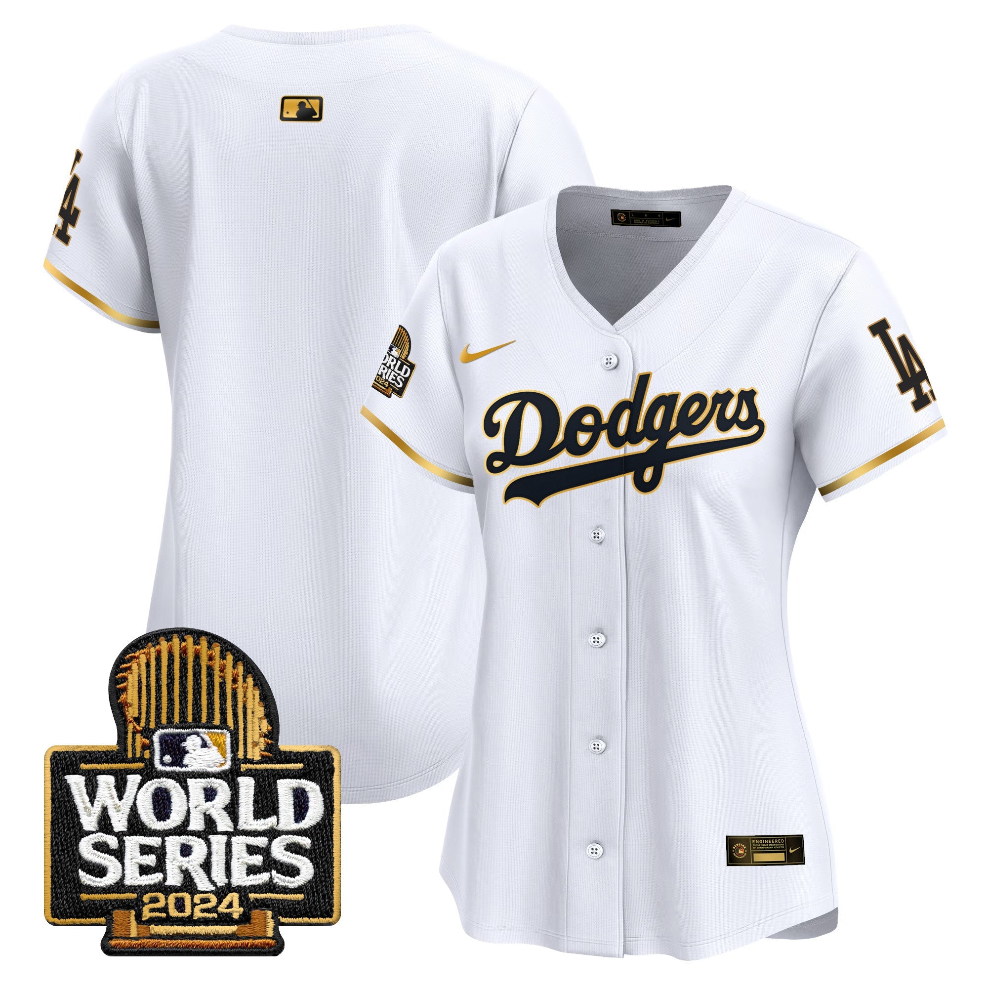 Women’s 2024 World Series Gold Trim Vapor Premier Limited Jersey