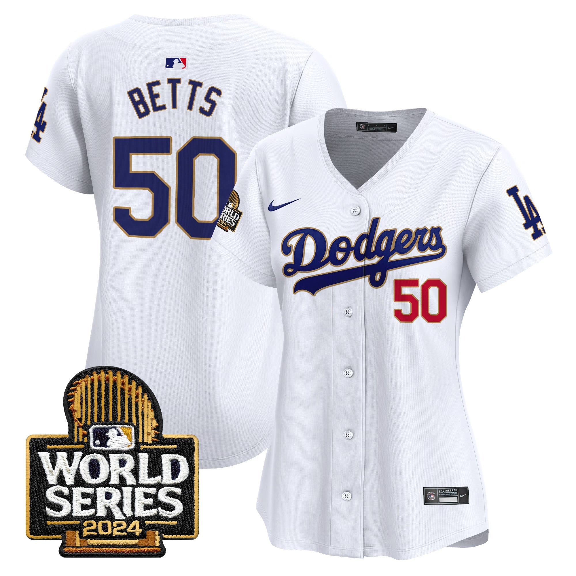 Women’s 2024 World Series Gold Trim Vapor Premier Limited Jersey