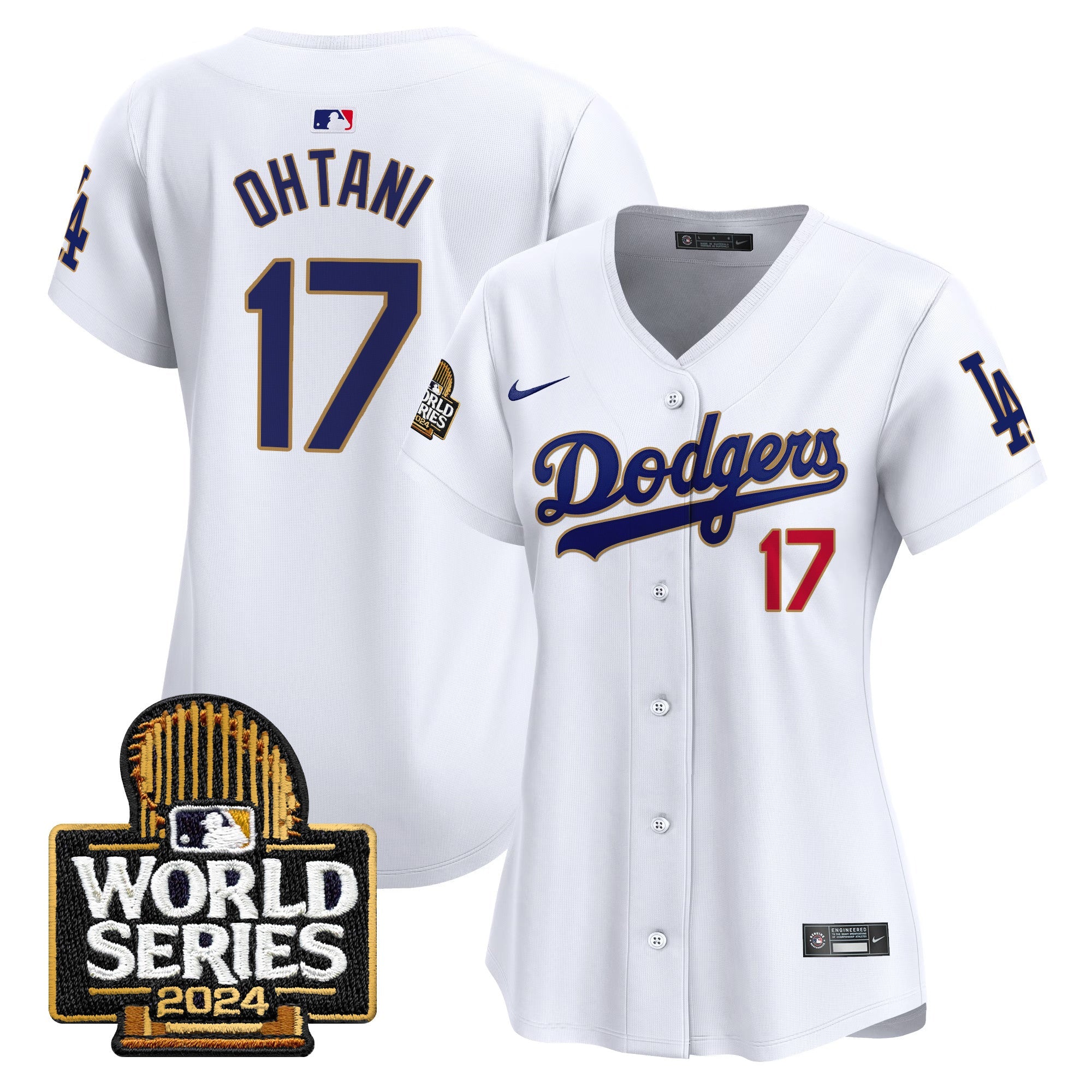 Women’s 2024 World Series Gold Trim Vapor Premier Limited Jersey