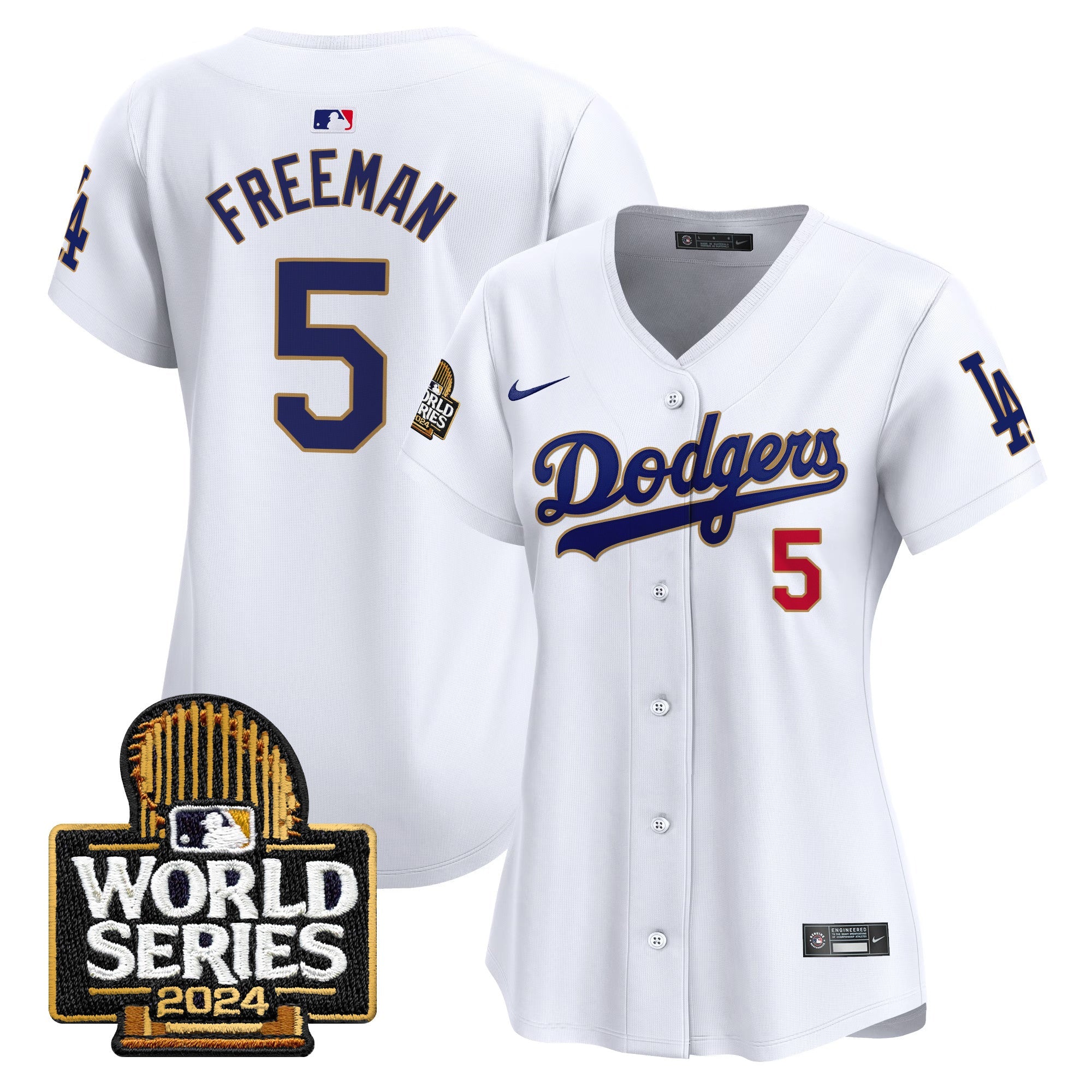 Women’s 2024 World Series Gold Trim Vapor Premier Limited Jersey