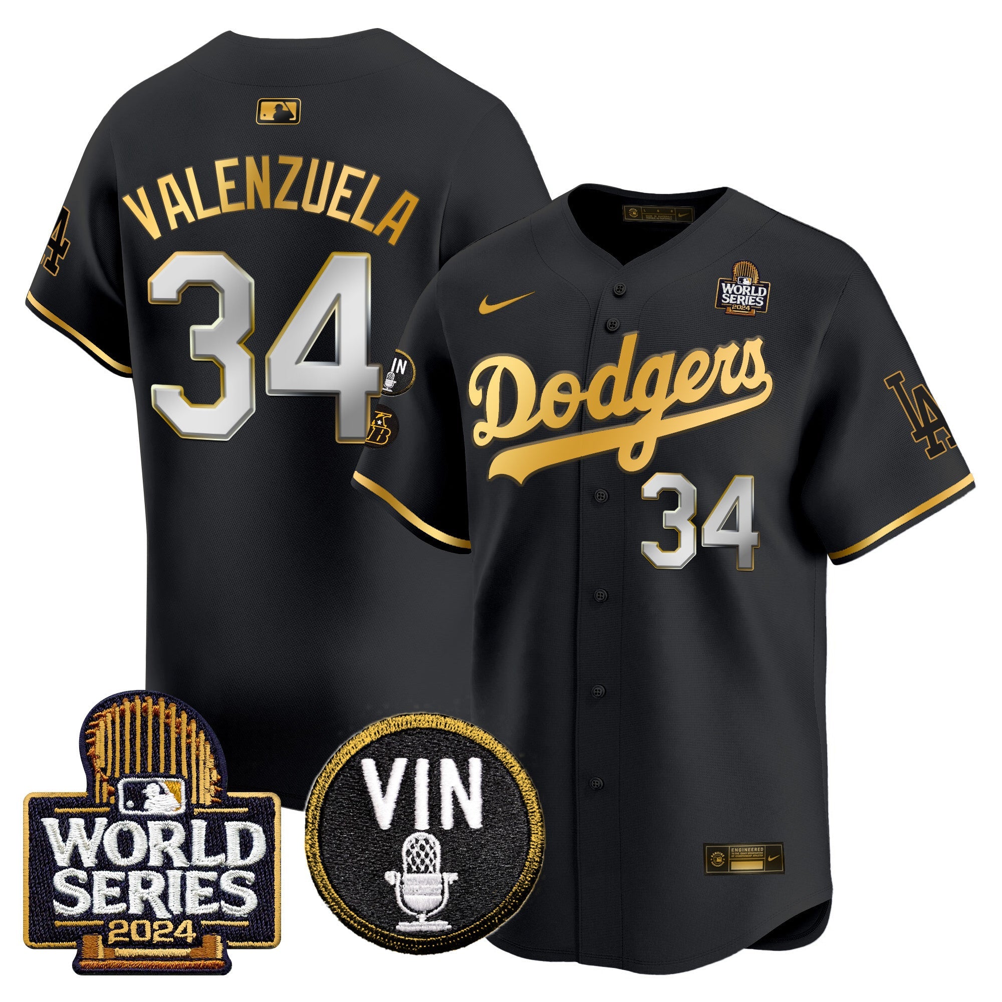 Men’s 2024 World Series Gold Trim Vapor Premier Limited Jersey V2