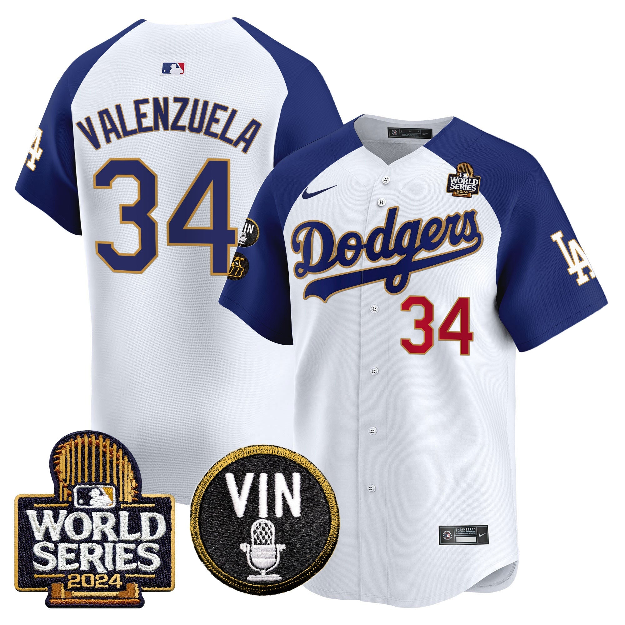 Men’s 2024 World Series Gold Trim Vapor Premier Limited Jersey V2