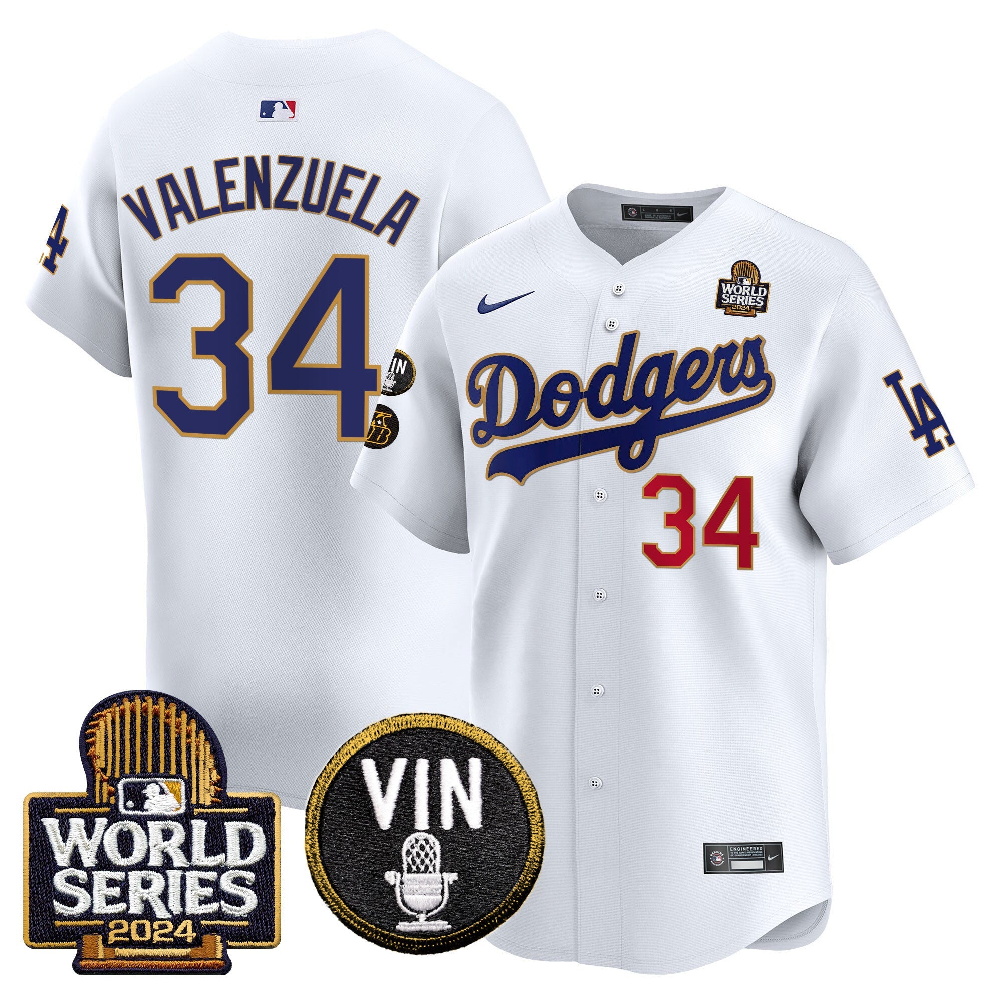 Men’s 2024 World Series Gold Trim Vapor Premier Limited Jersey V2