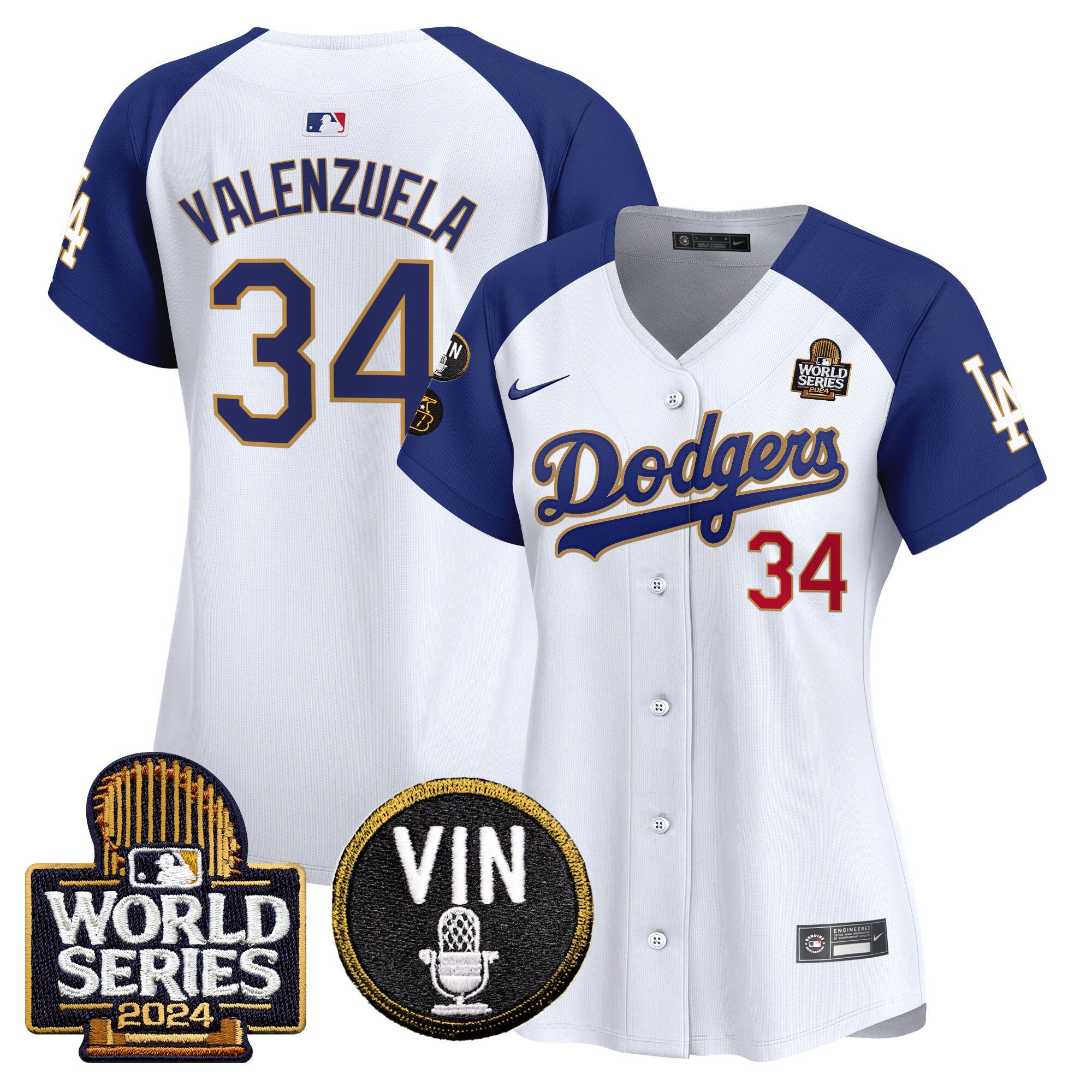 Women’s 2024 World Series Gold Trim Vapor Premier Limited Jersey V2