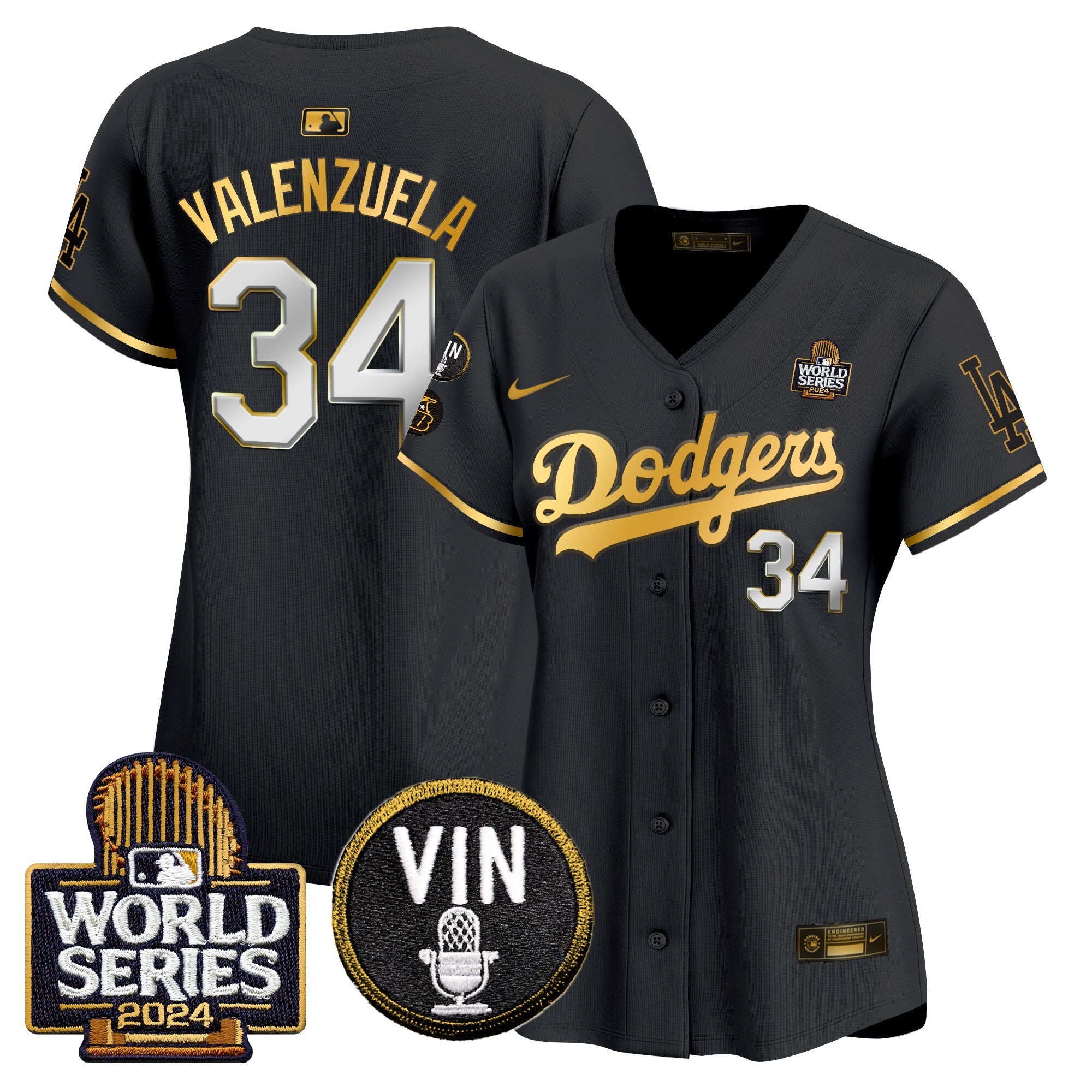 Women’s 2024 World Series Gold Trim Vapor Premier Limited Jersey V2
