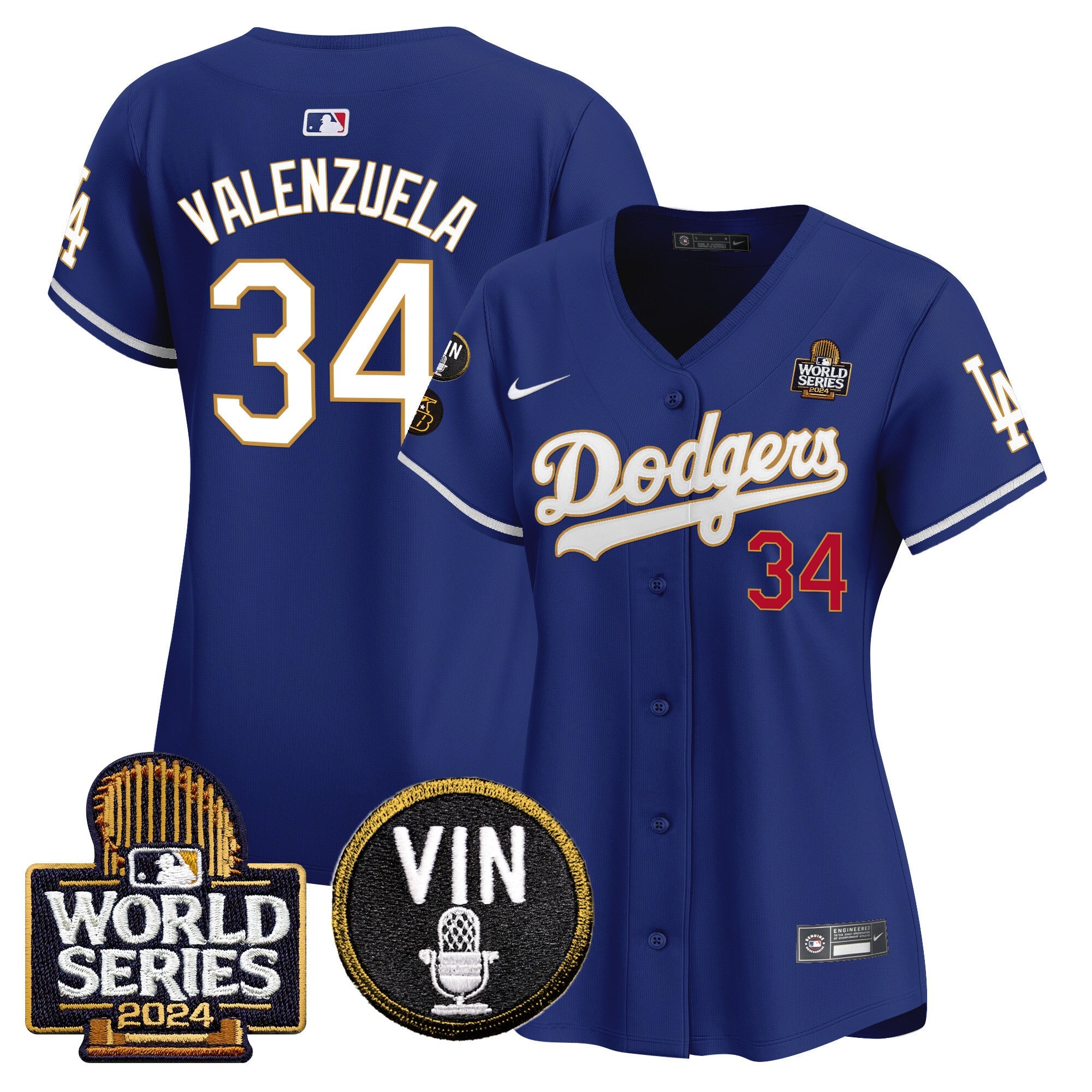 Women’s 2024 World Series Gold Trim Vapor Premier Limited Jersey V2