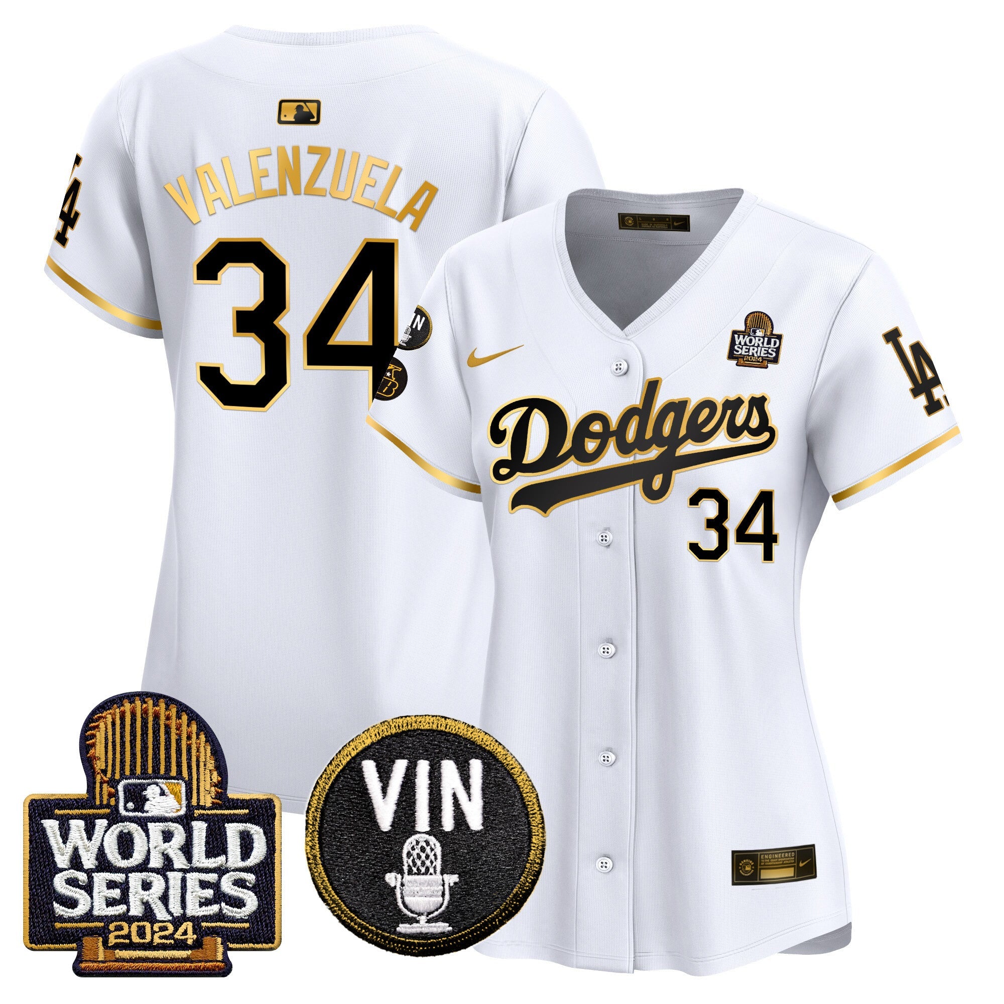 Women’s 2024 World Series Gold Trim Vapor Premier Limited Jersey V2