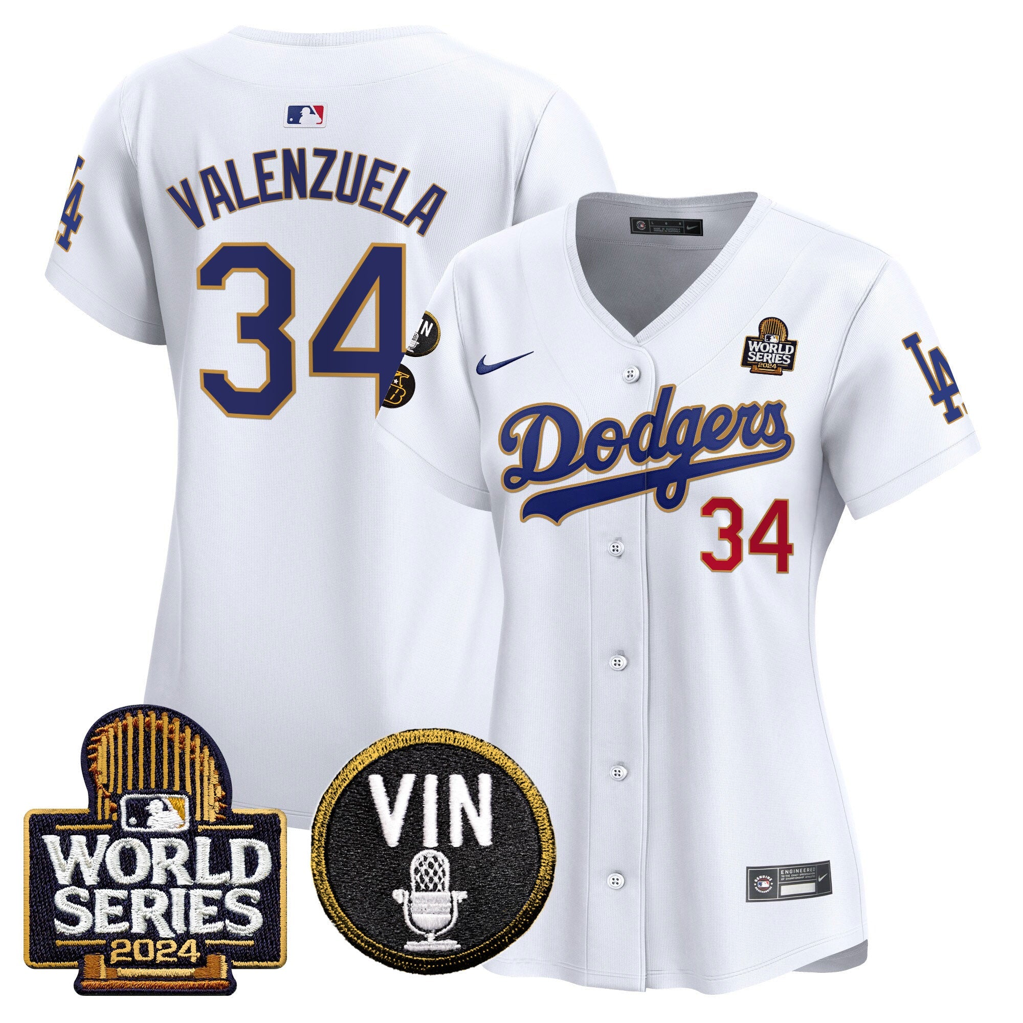 Women’s 2024 World Series Gold Trim Vapor Premier Limited Jersey V2