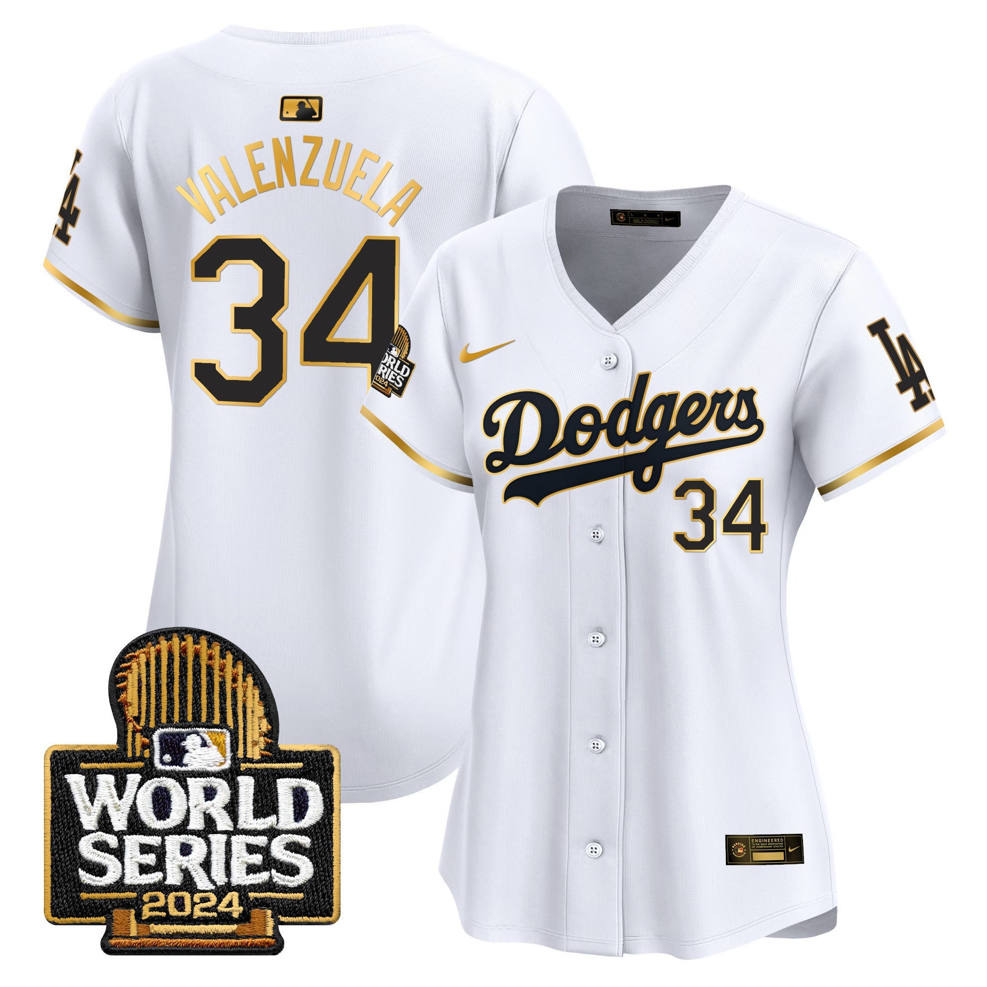 Women’s 2024 World Series Gold Trim Vapor Premier Limited Jersey