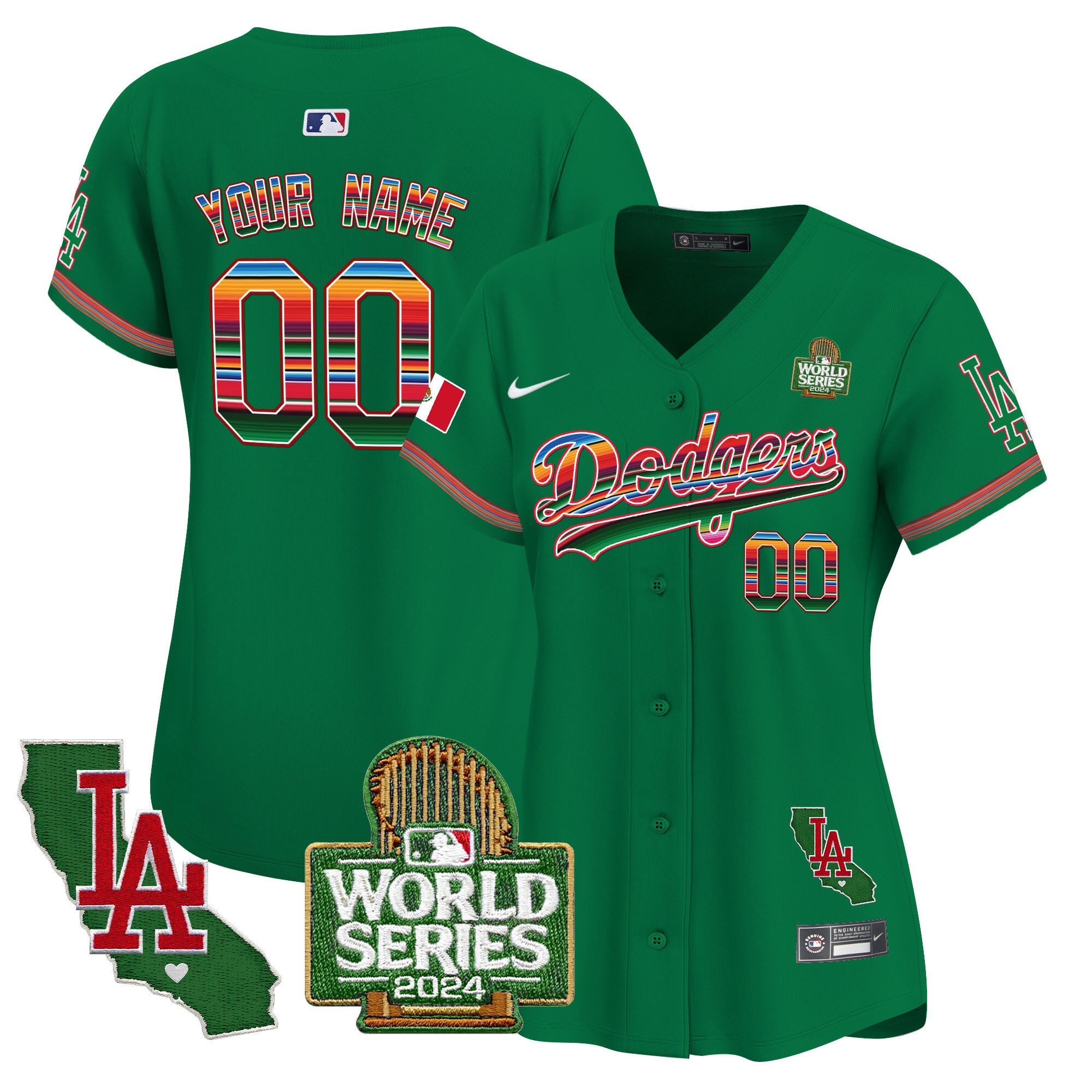 Mexico 2024 World Series Vapor Premier Limited Custom Jersey V2