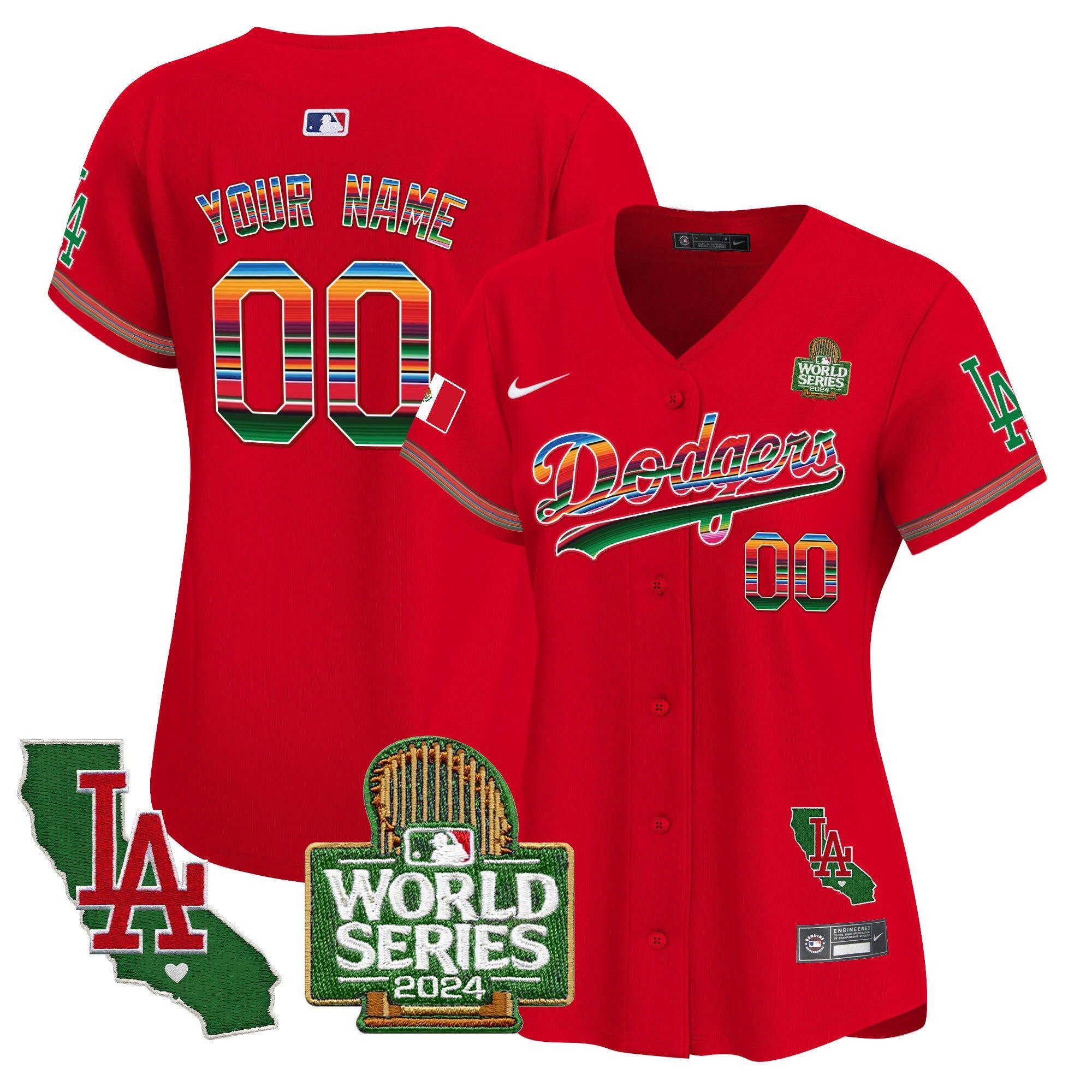Mexico 2024 World Series Vapor Premier Limited Custom Jersey V2