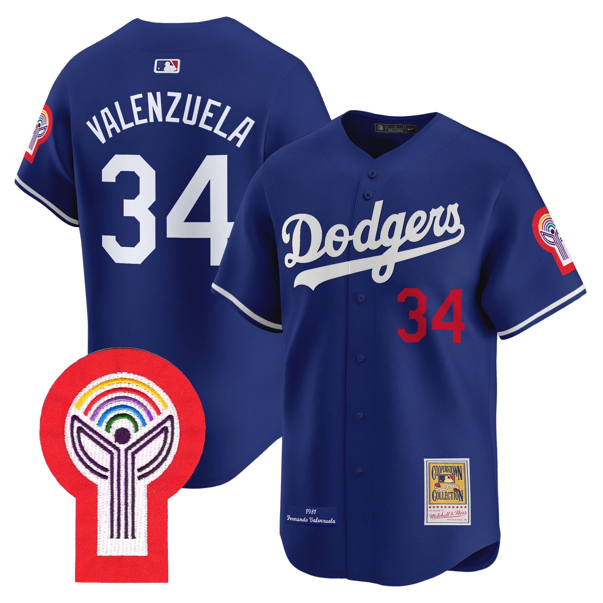 Fernando Valenzuela 1981 Cooperstown Jersey