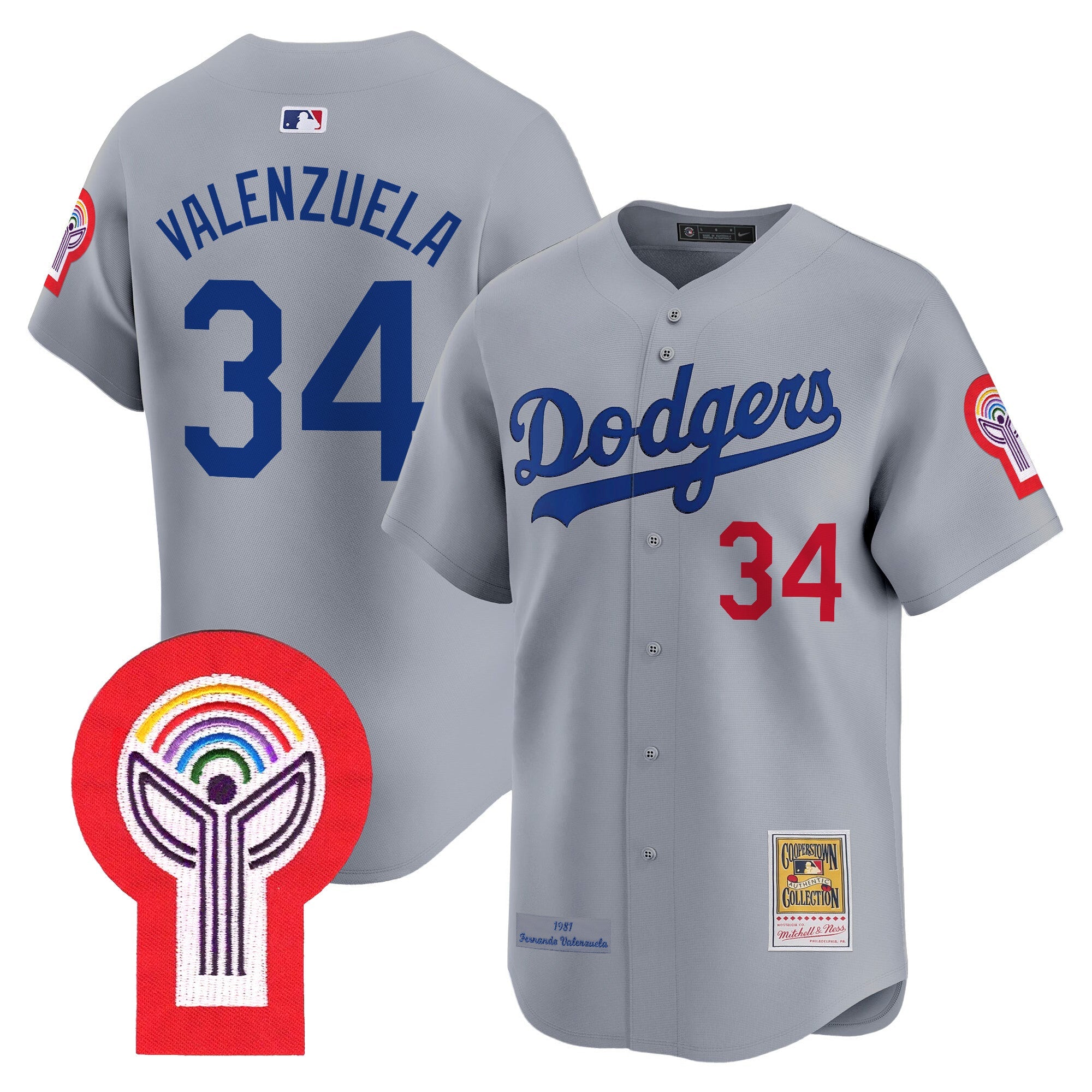Fernando Valenzuela 1981 Cooperstown Jersey