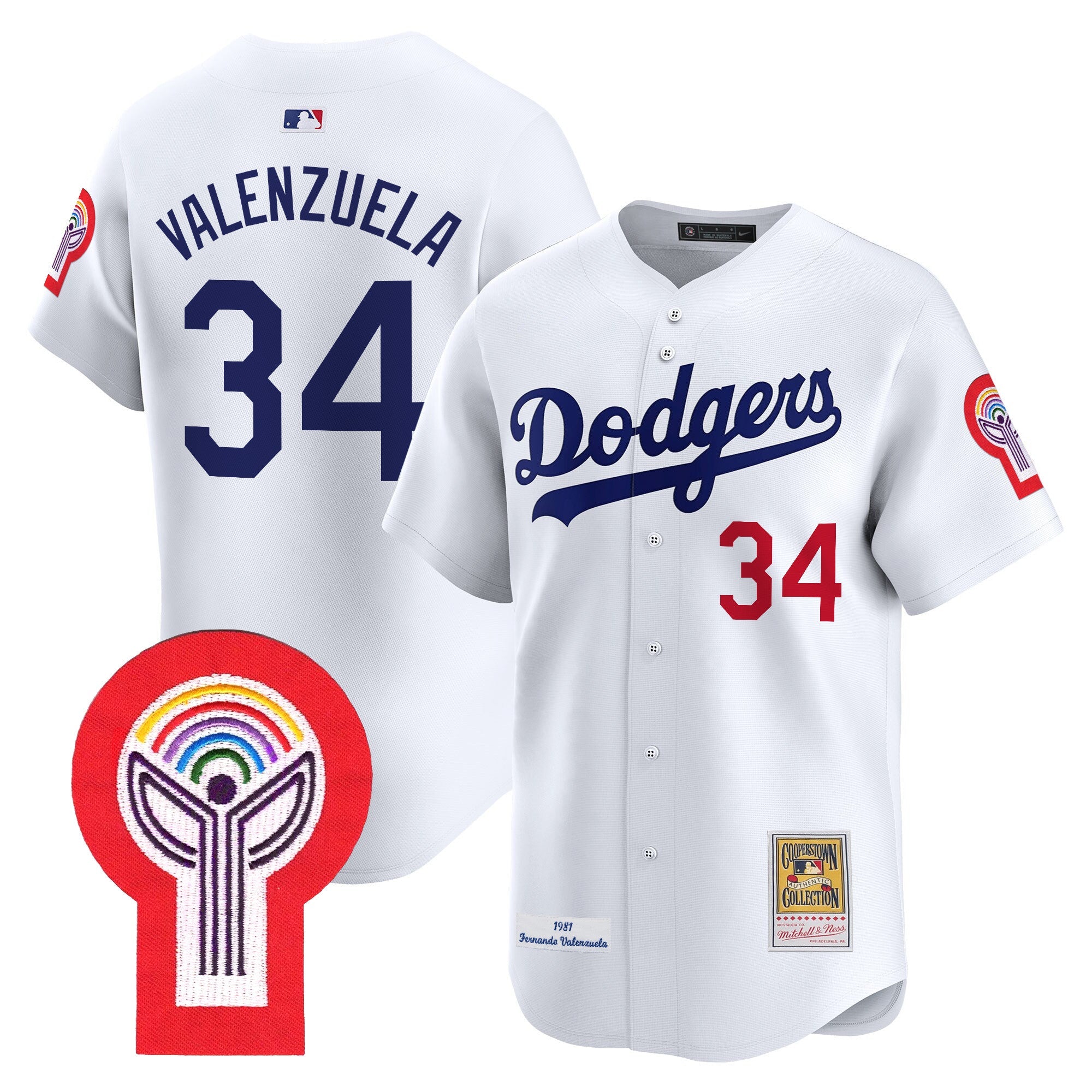 Fernando Valenzuela 1981 Cooperstown Jersey