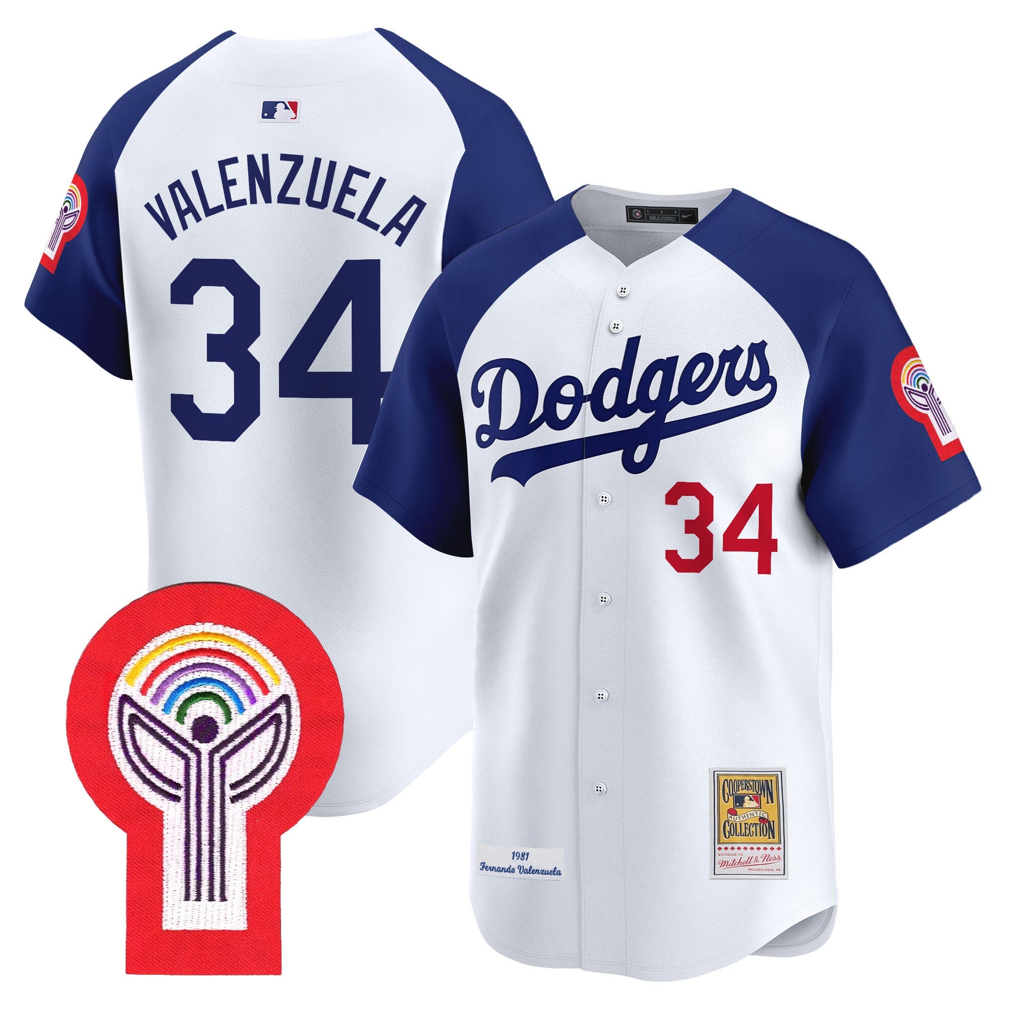 Fernando Valenzuela 1981 Cooperstown Jersey