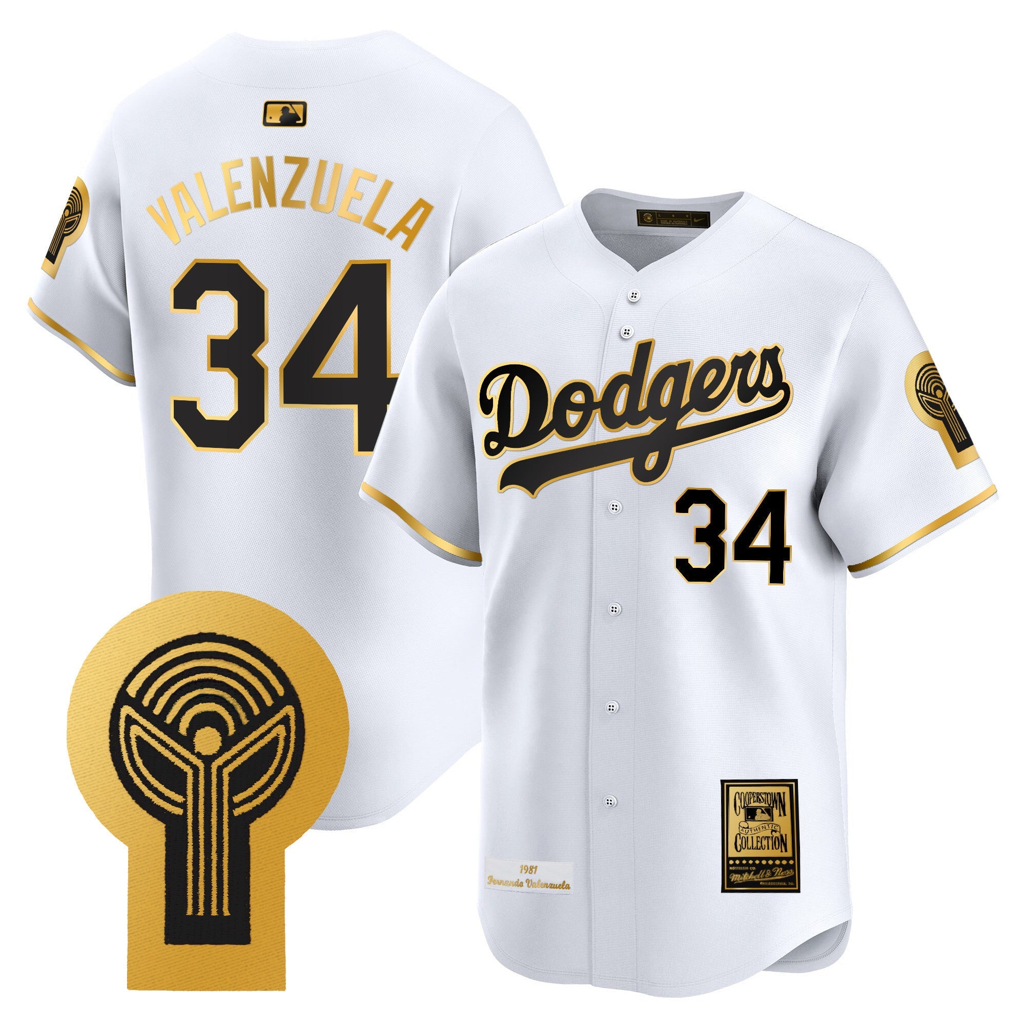 Fernando Valenzuela 1981 Cooperstown Jersey