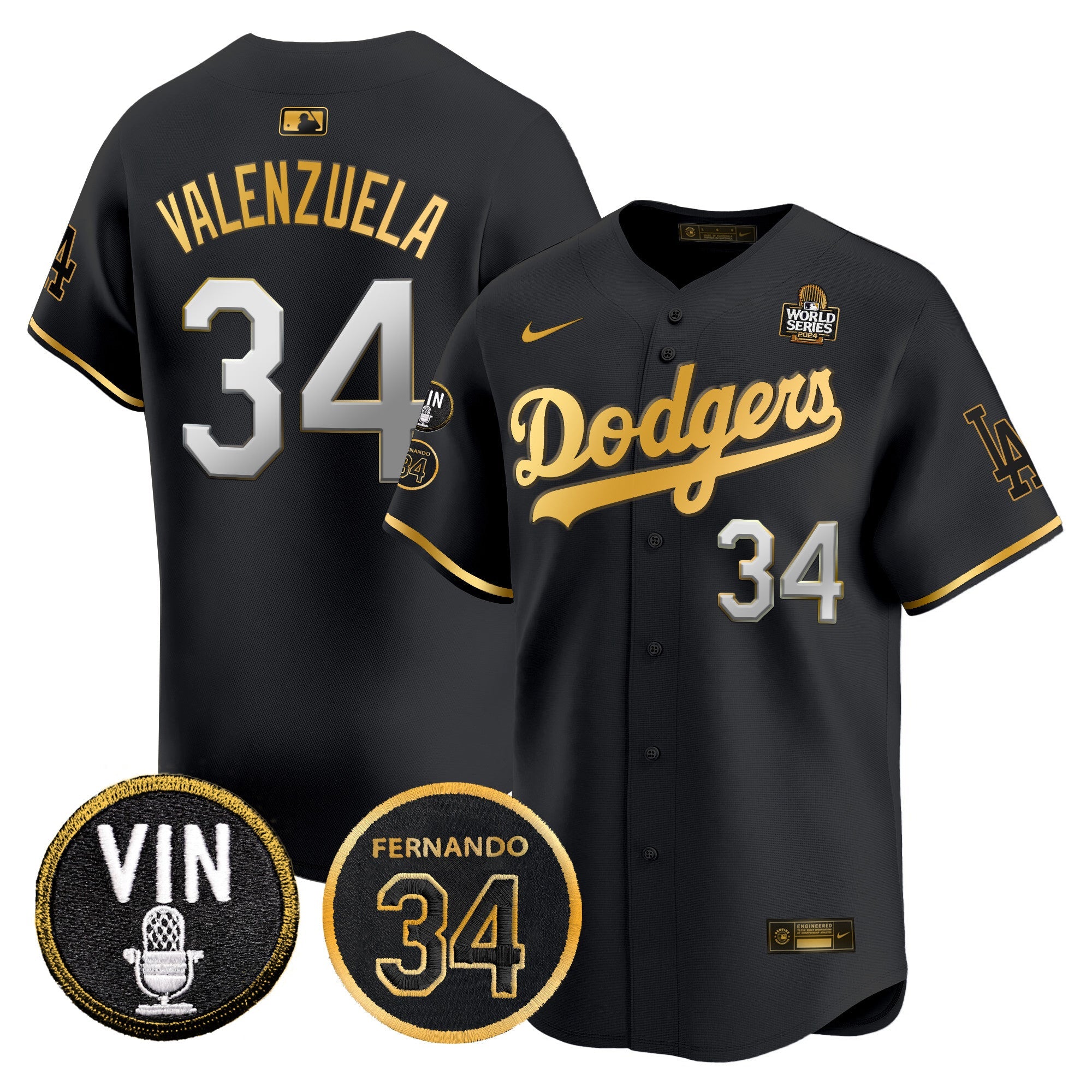 Men’s 2024 World Series Gold Trim Vapor Premier Limited Jersey V3