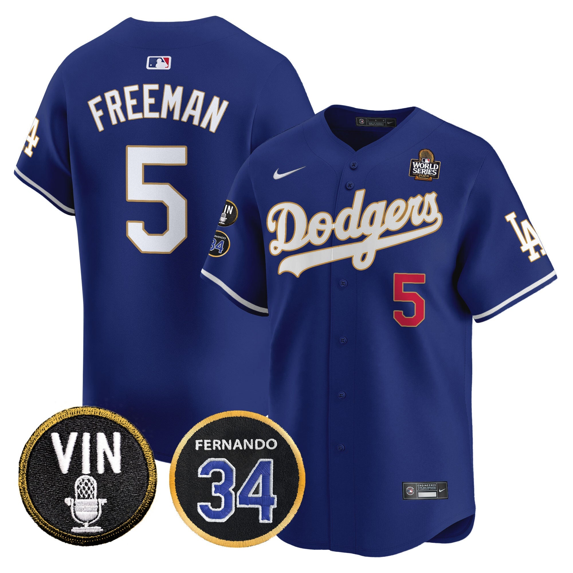 Men’s 2024 World Series Gold Trim Vapor Premier Limited Jersey V3
