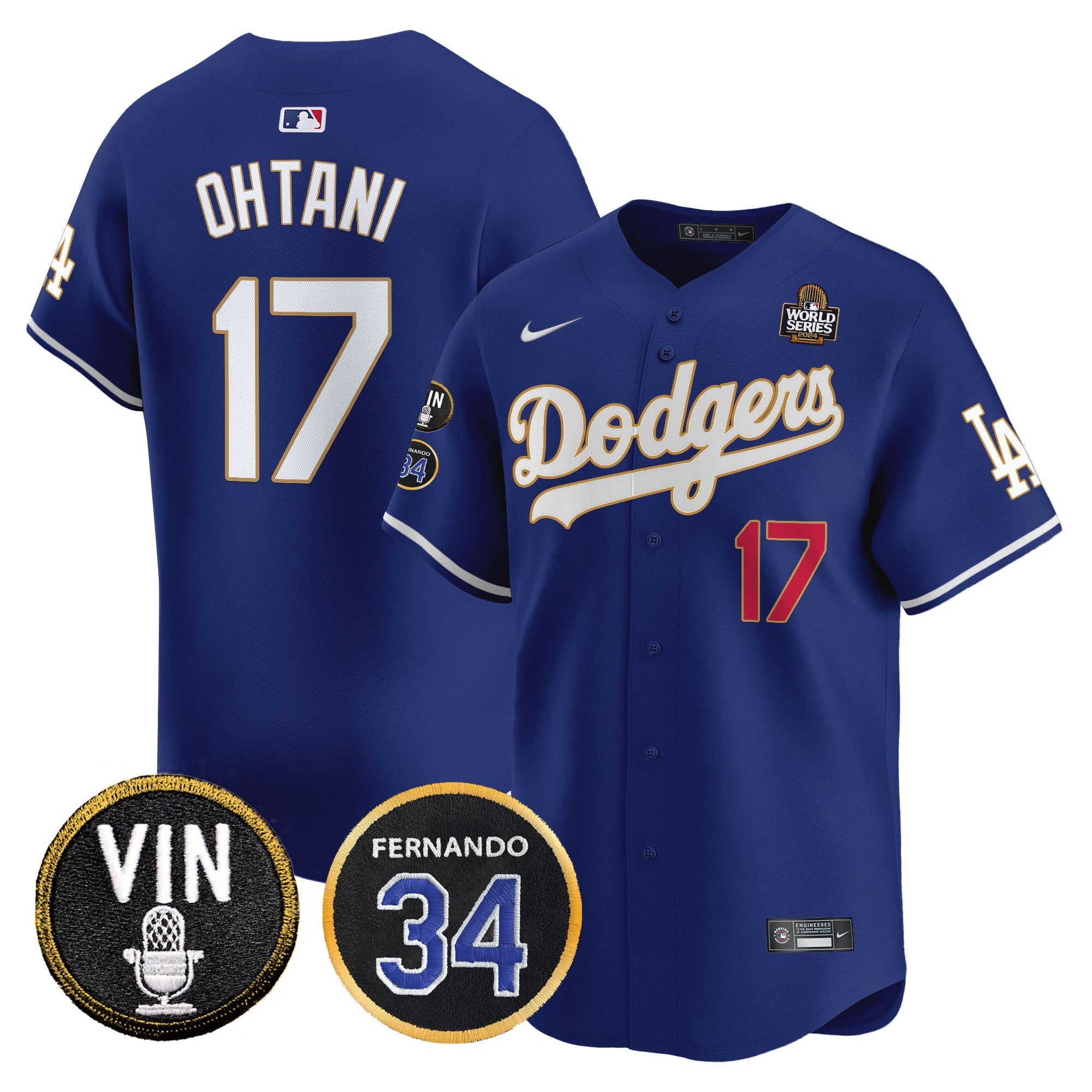 Men’s 2024 World Series Gold Trim Vapor Premier Limited Jersey V3