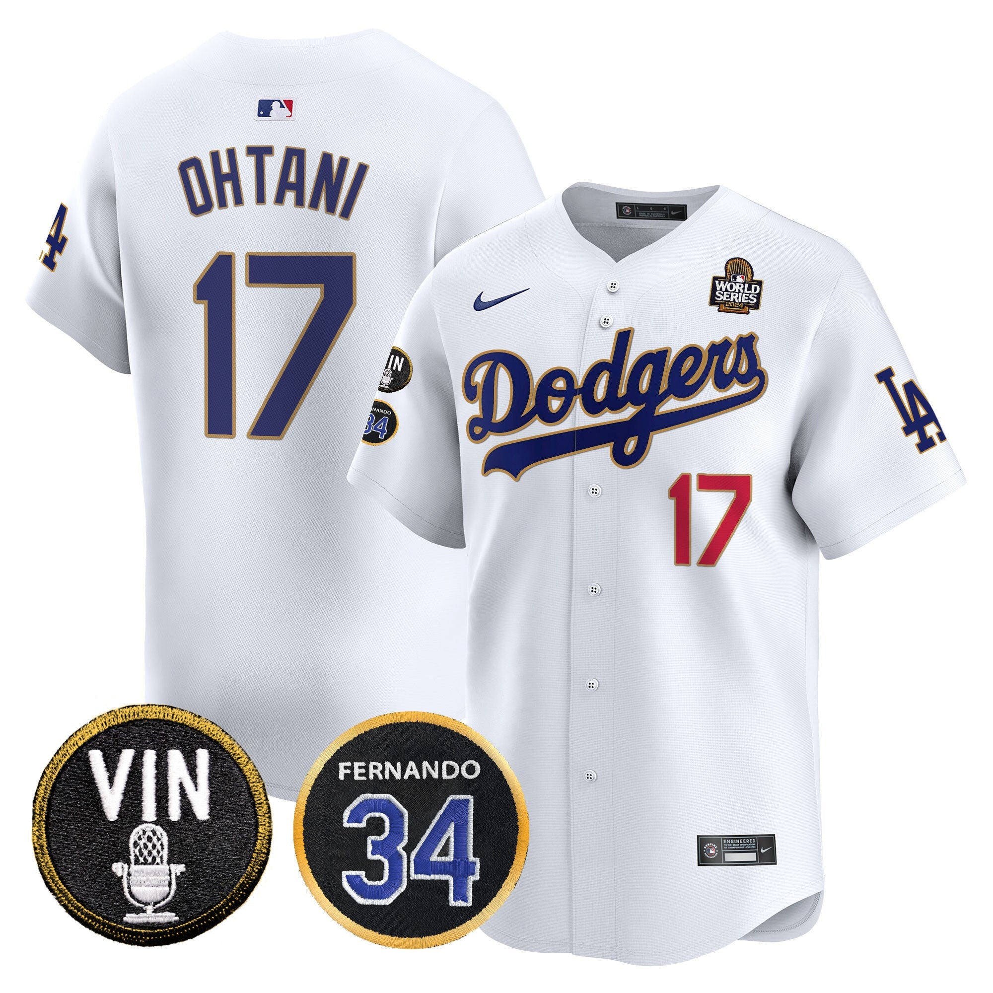 Men’s 2024 World Series Gold Trim Vapor Premier Limited Jersey V3