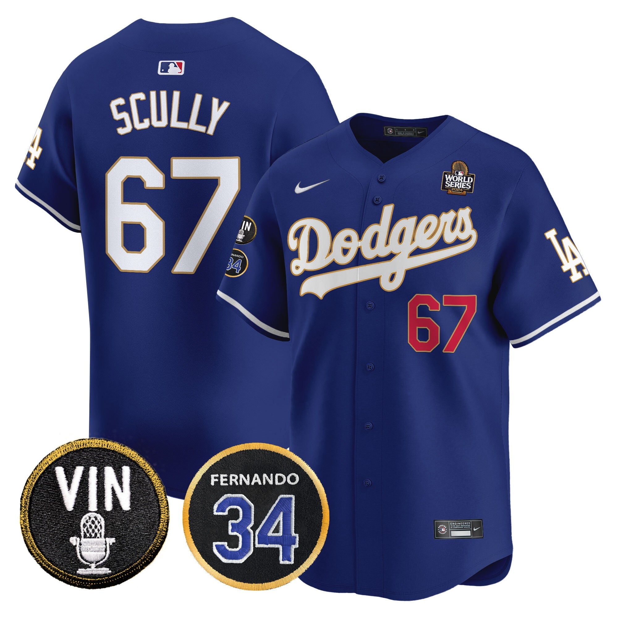 Men’s 2024 World Series Gold Trim Vapor Premier Limited Jersey V3