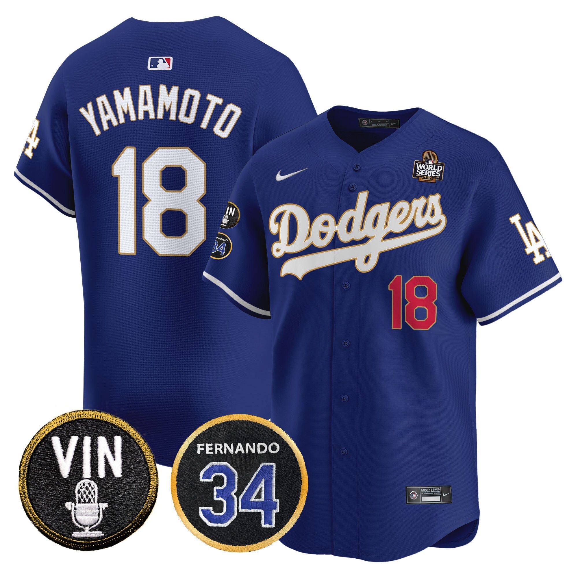 Men’s 2024 World Series Gold Trim Vapor Premier Limited Jersey V3