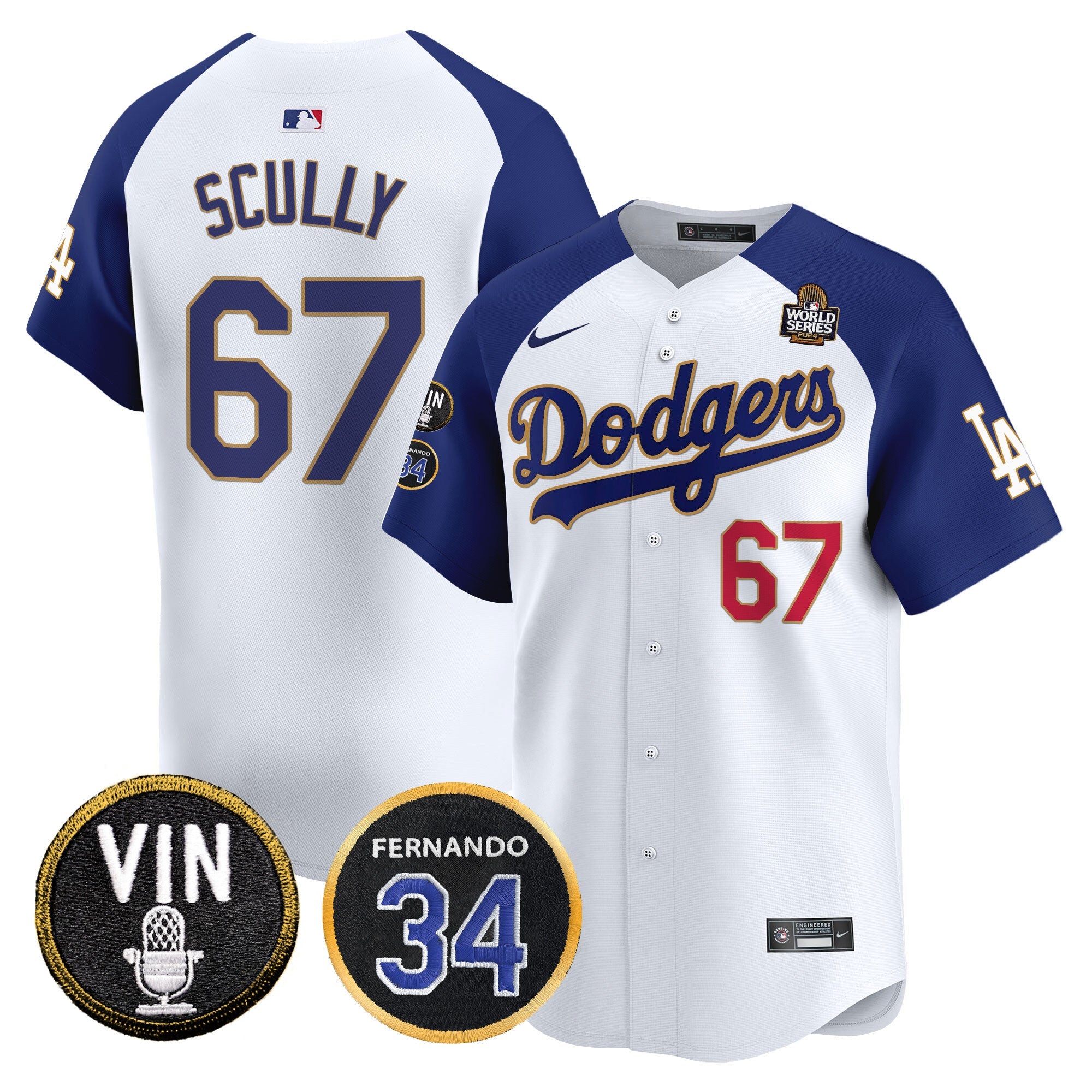 Men’s 2024 World Series Gold Trim Vapor Premier Limited Jersey V3