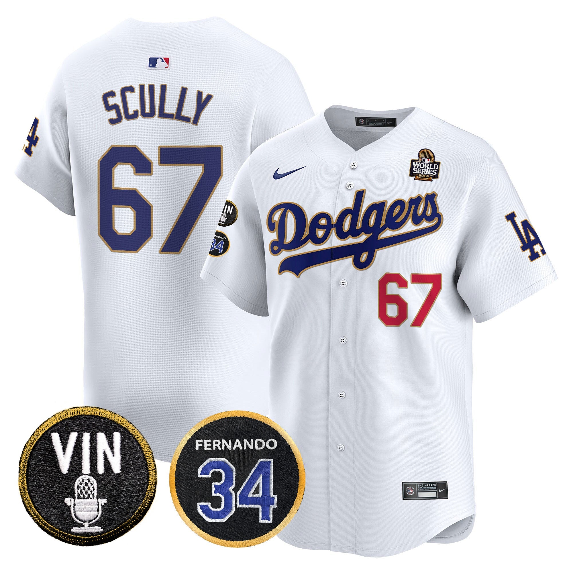 Men’s 2024 World Series Gold Trim Vapor Premier Limited Jersey V3