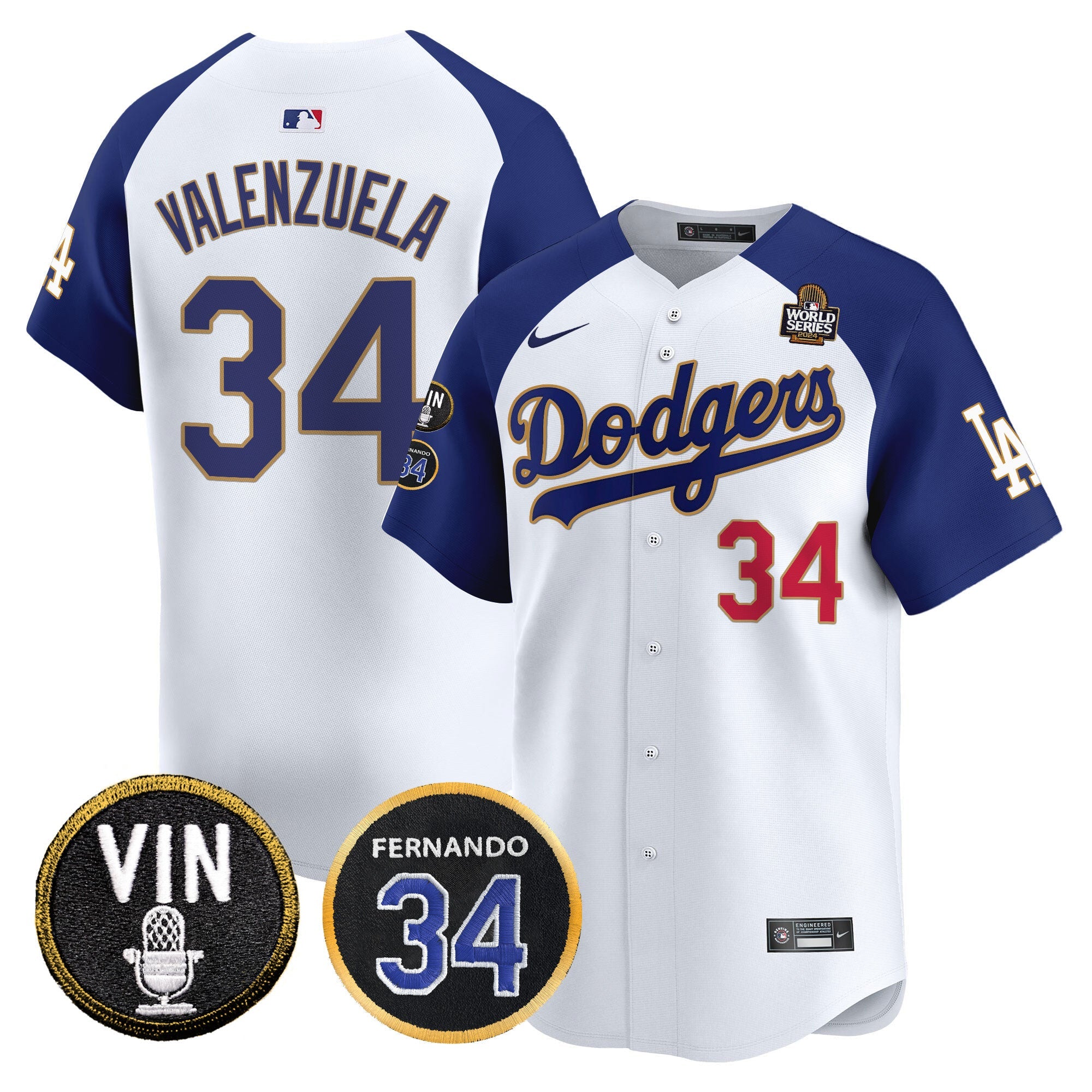 Men’s 2024 World Series Gold Trim Vapor Premier Limited Jersey V3